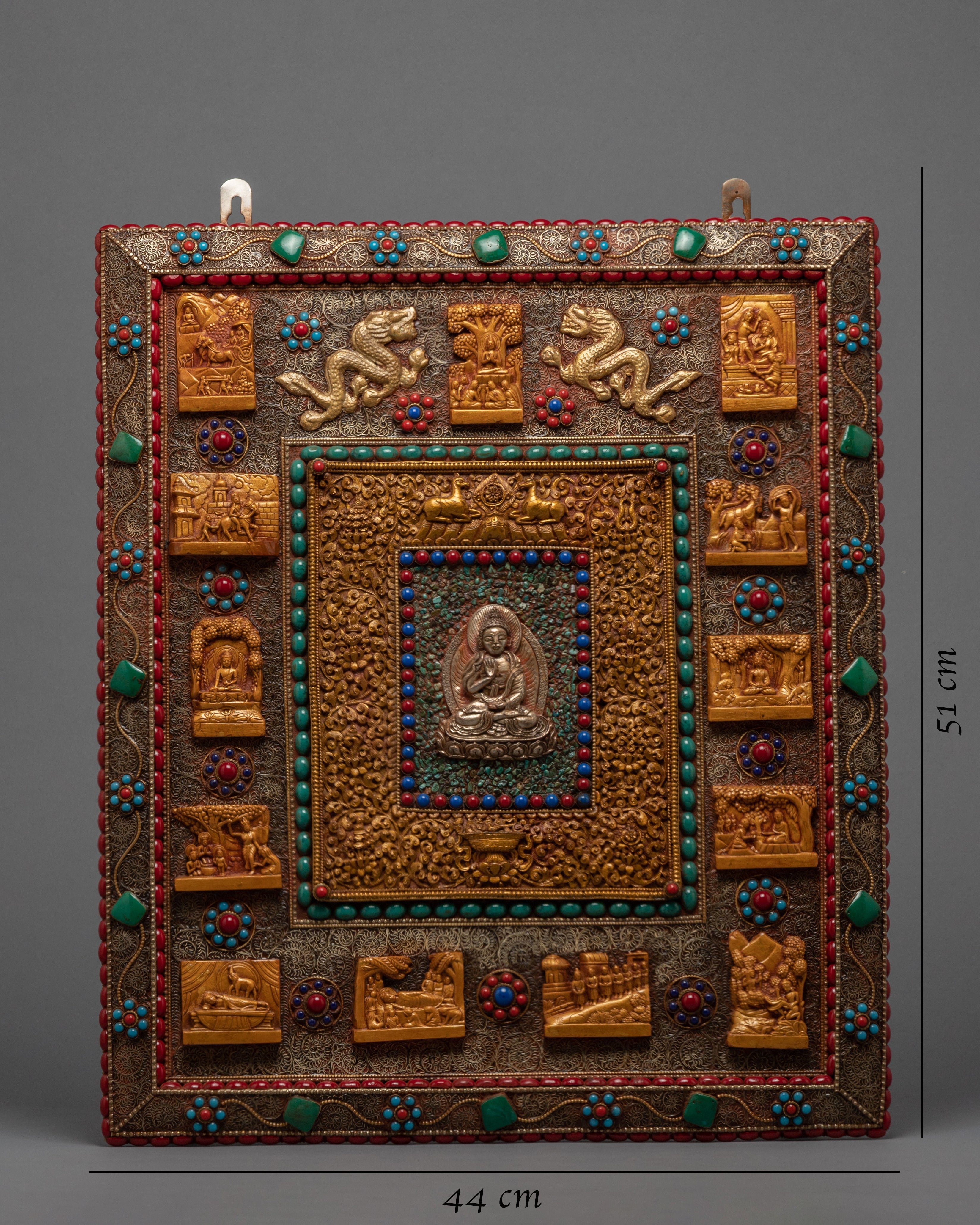 The Life of The Buddha Thangka | Wall Hanging Art