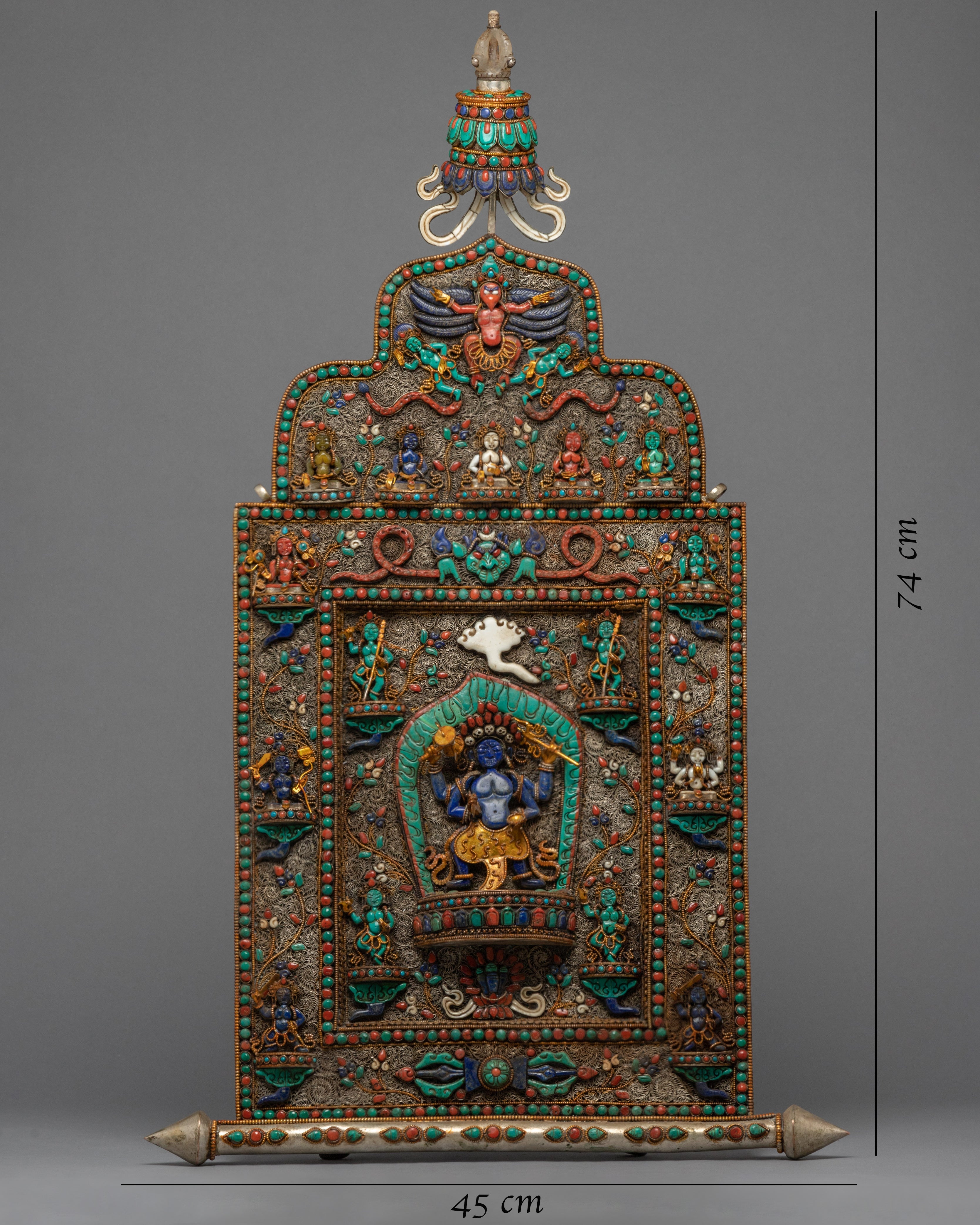 Mahakala Calendar Art and Craft for Wall Hanging | Religious Home Decor