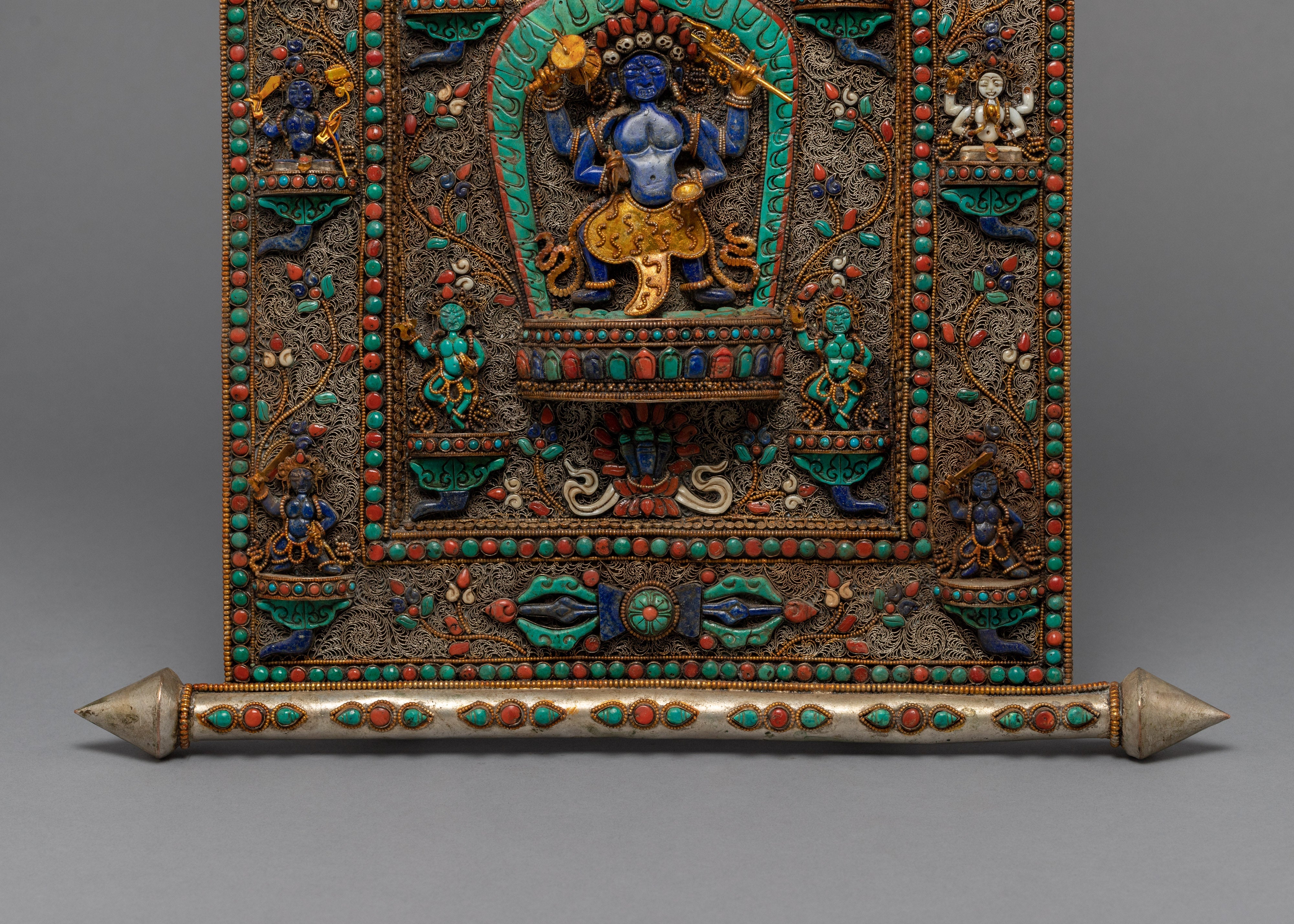 Mahakala Calendar Art and Craft for Wall Hanging | Religious Home Decor