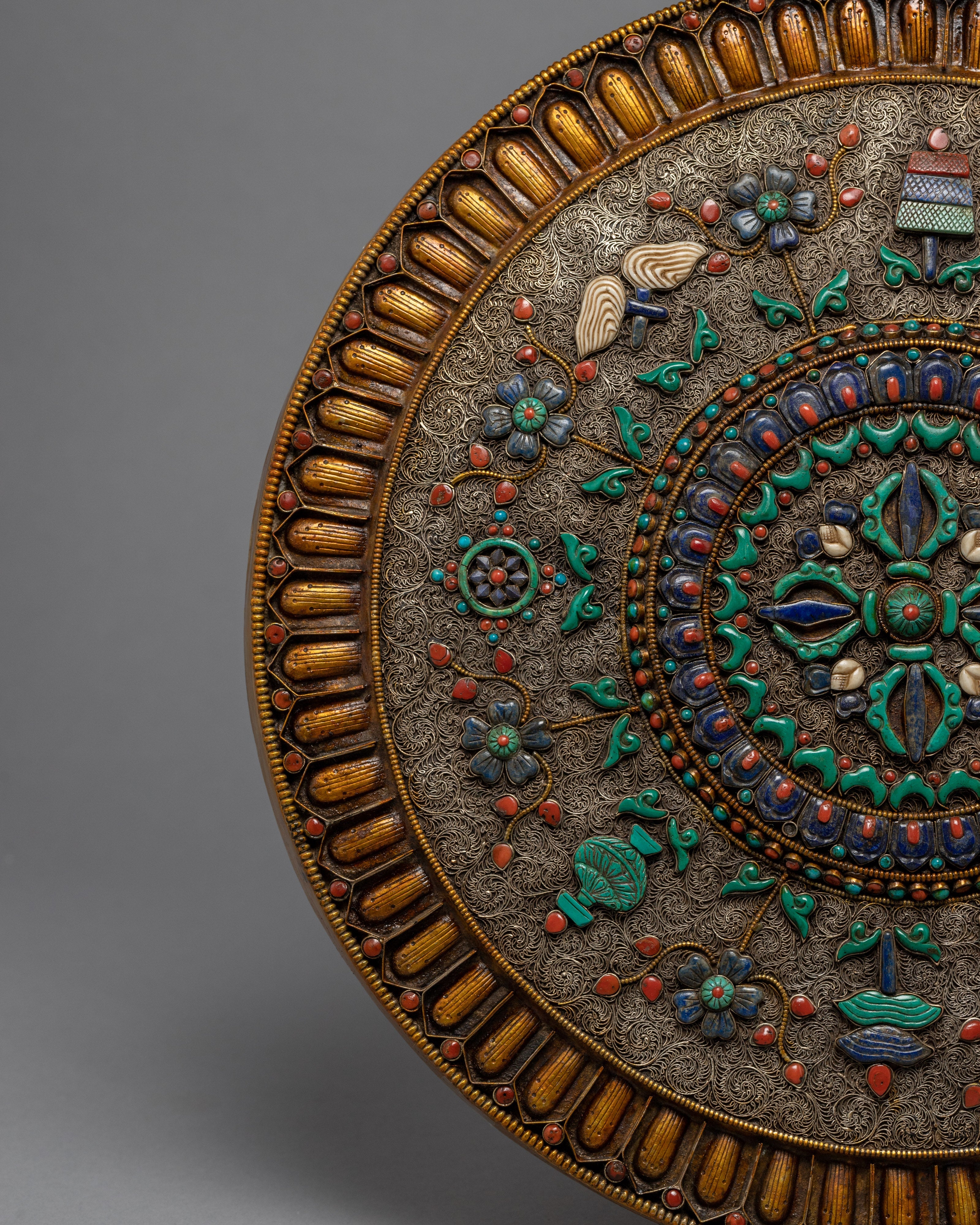 Vishwo Vajra Round Buddhist Mandala | Wall Hanging
