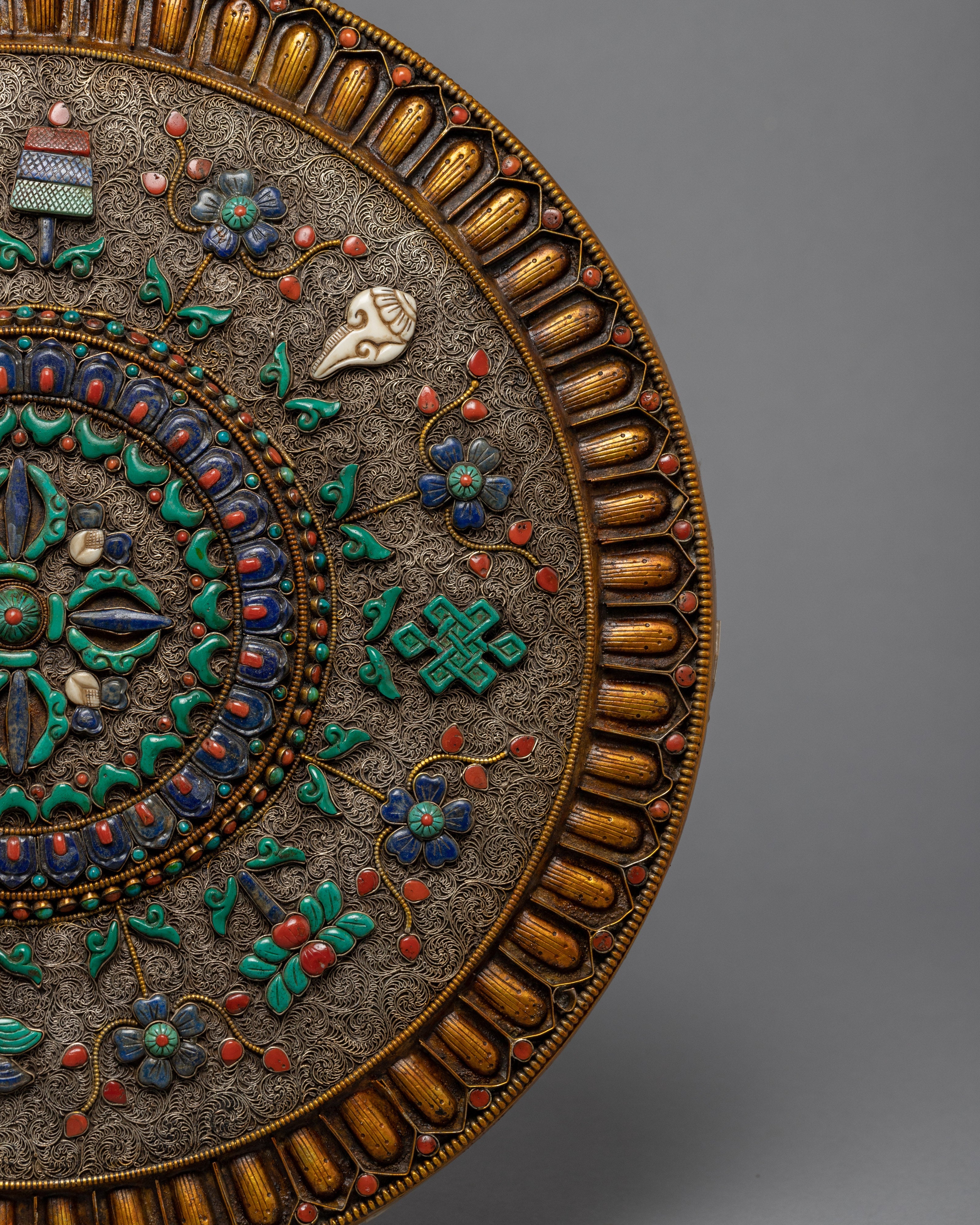 Vishwo Vajra Round Buddhist Mandala | Wall Hanging