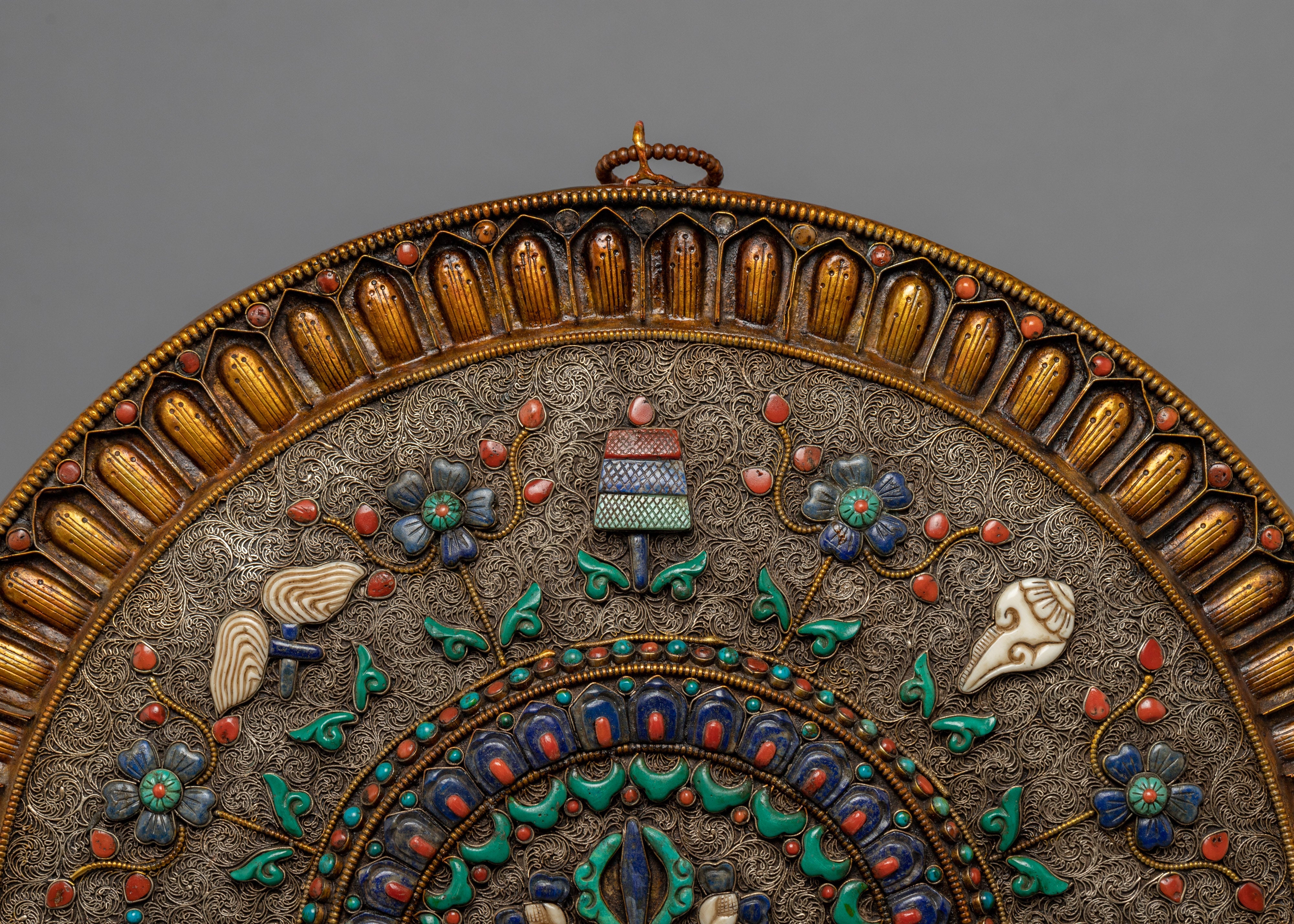 Vishwo Vajra Round Buddhist Mandala | Wall Hanging