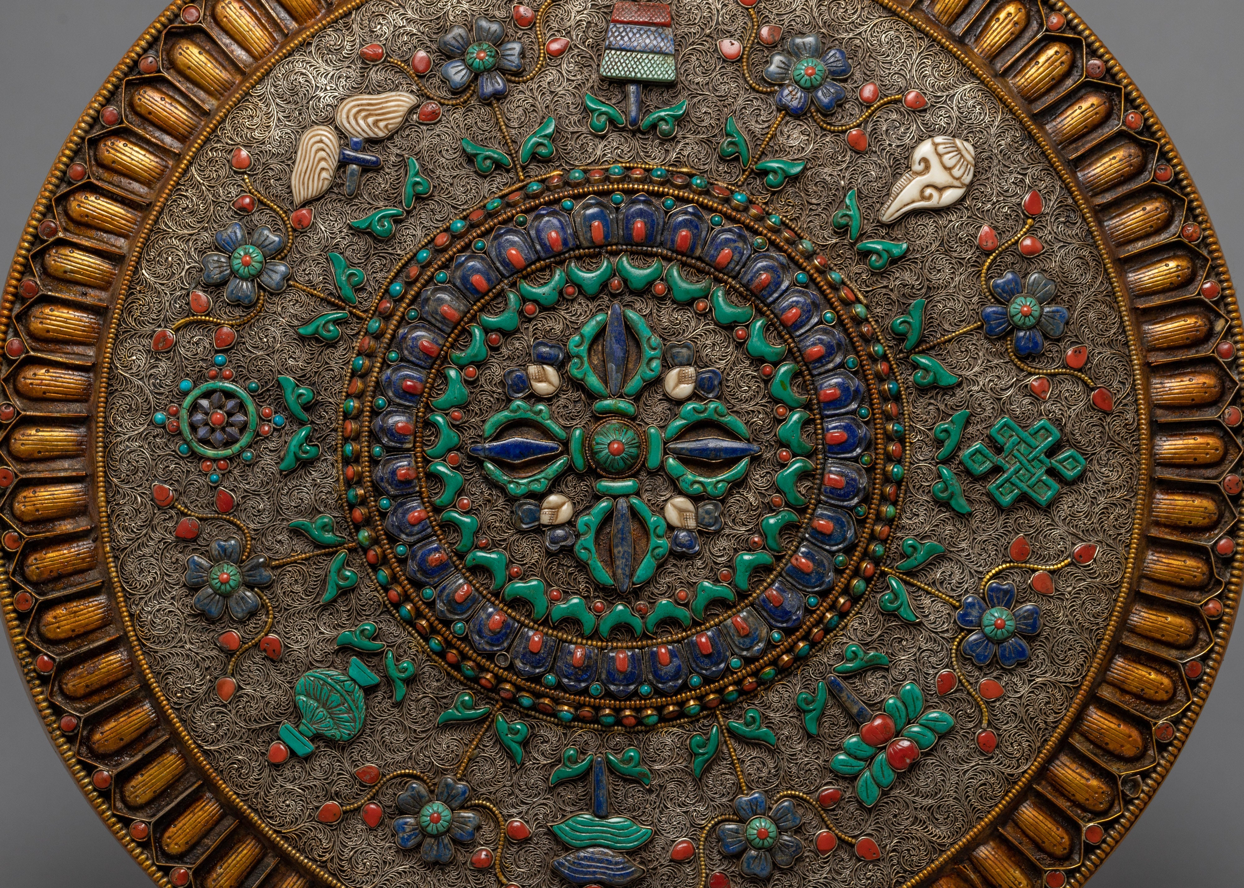 Vishwo Vajra Round Buddhist Mandala | Wall Hanging