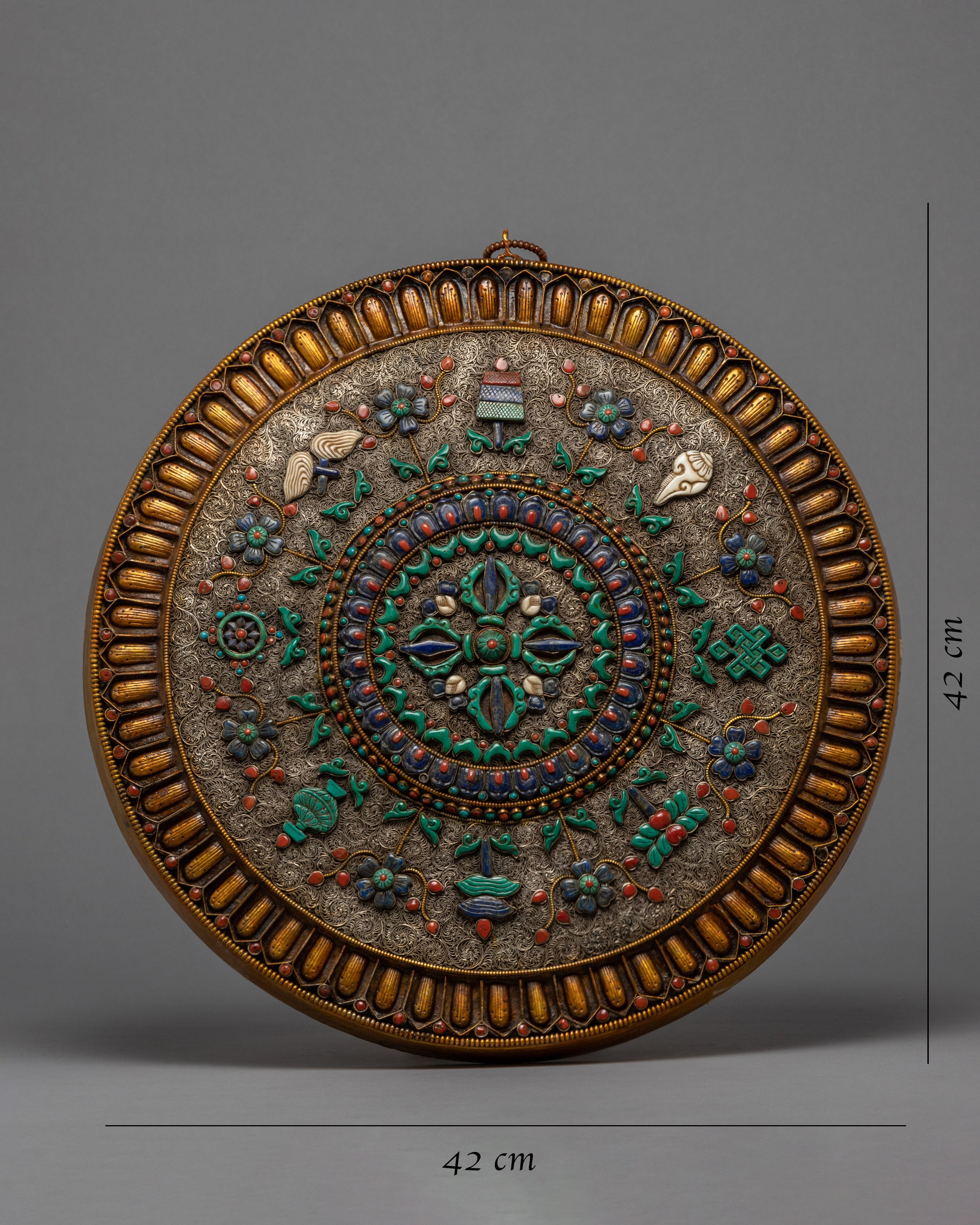 Vishwo Vajra Round Buddhist Mandala | Wall Hanging