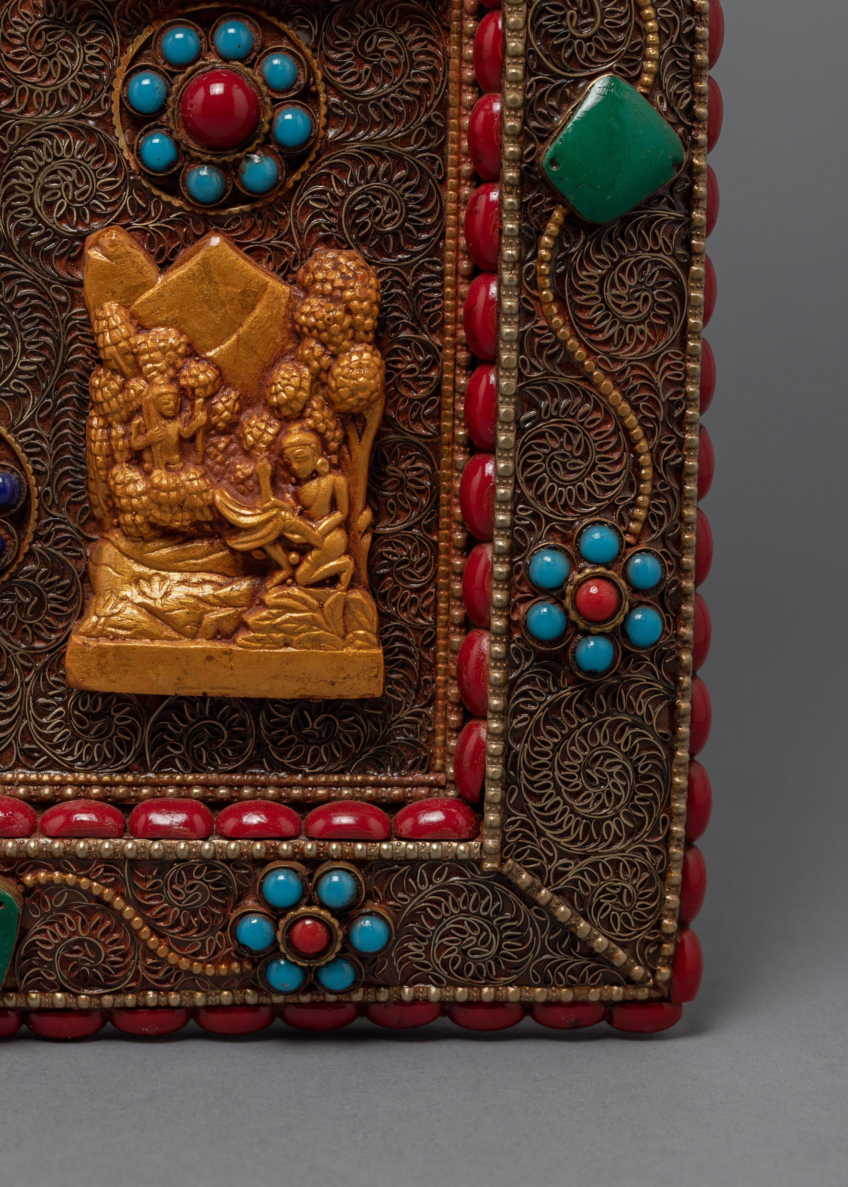 The Life of The Buddha Thangka | Wall Hanging Art