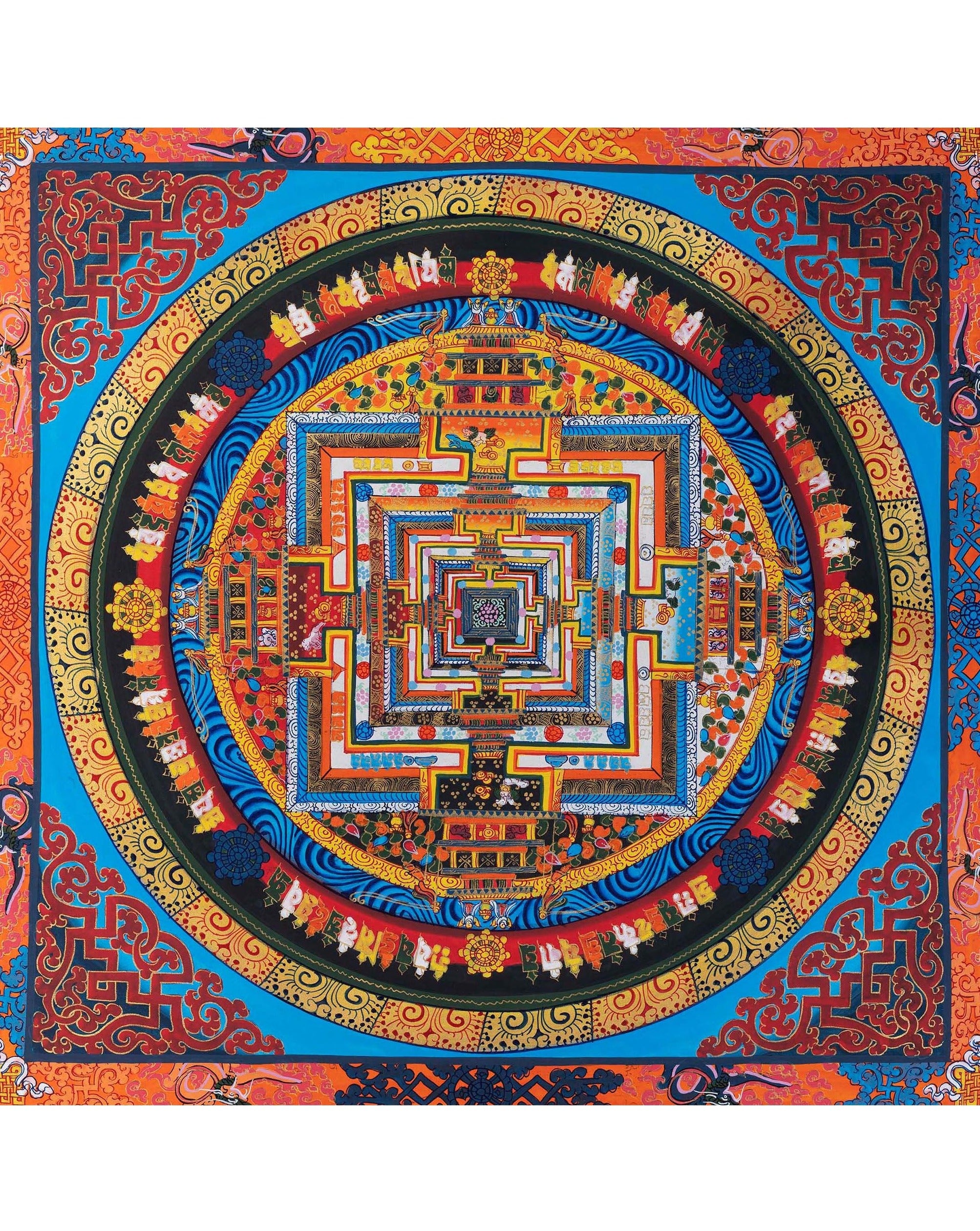 Fine Kalachakra Mandala | Art for Wealth And Success