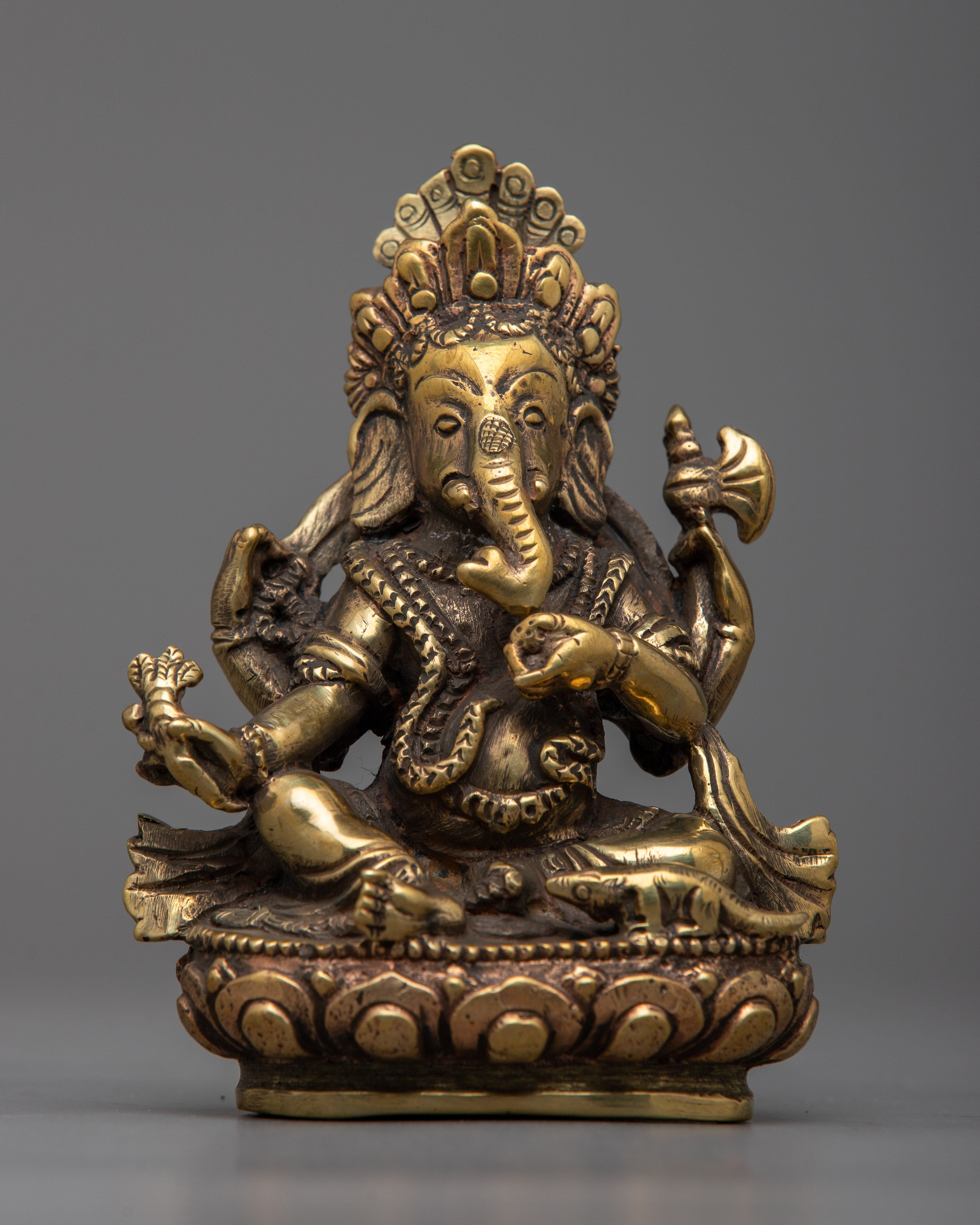 Ganesh Copper Statue