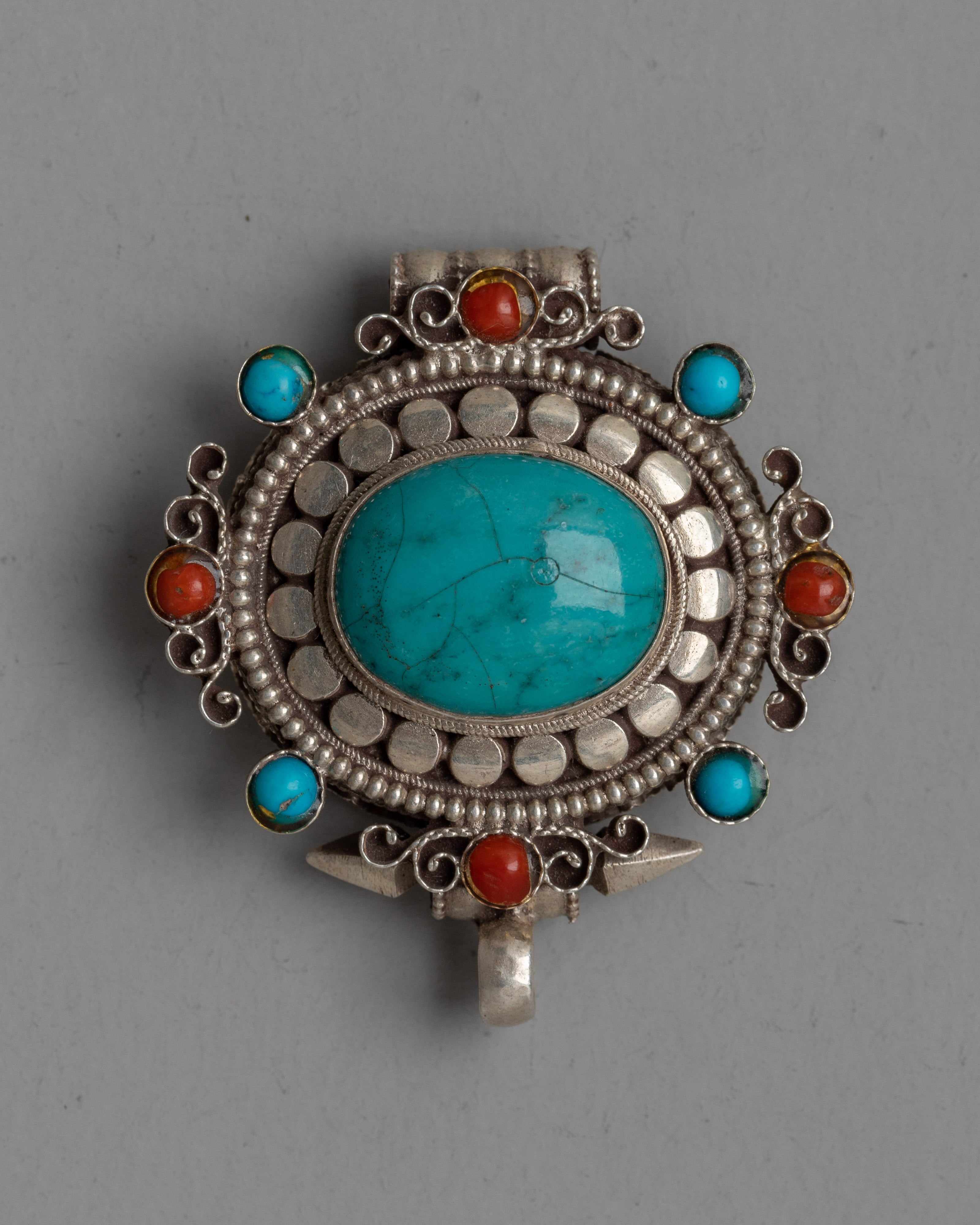 Turquoise Ghau Box Locket