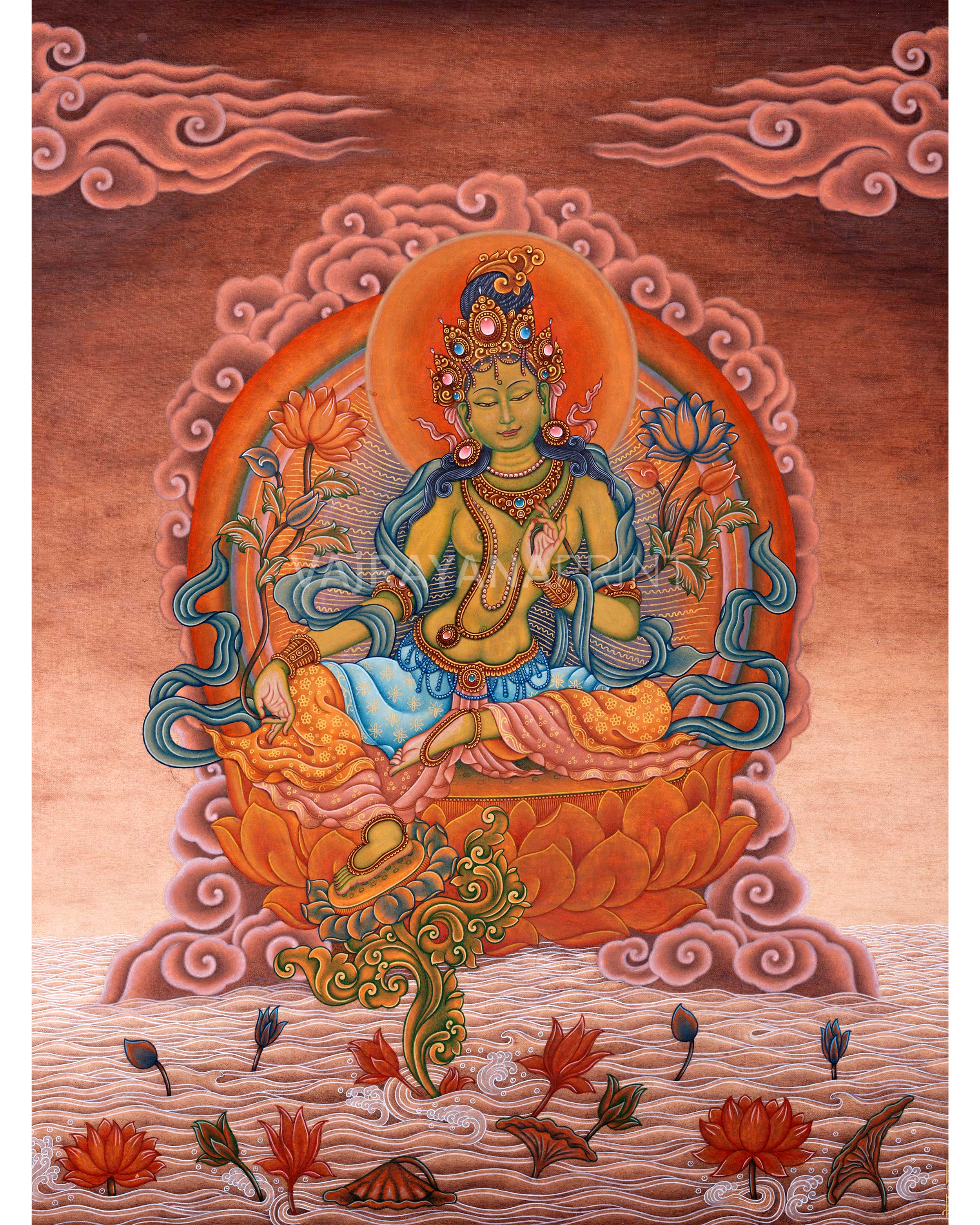 green-tara-altar