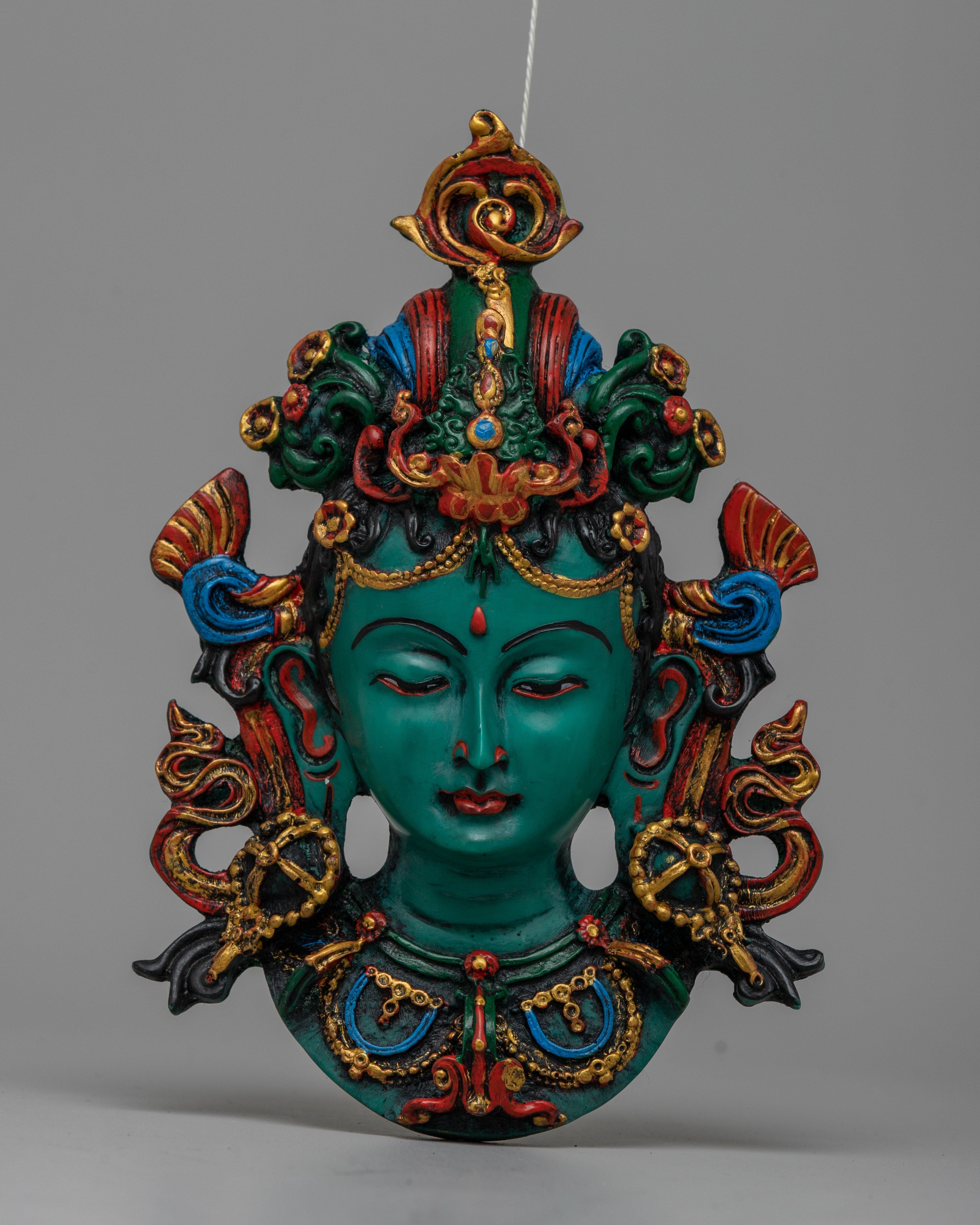 Green Tara Wall Hanging Face Mask