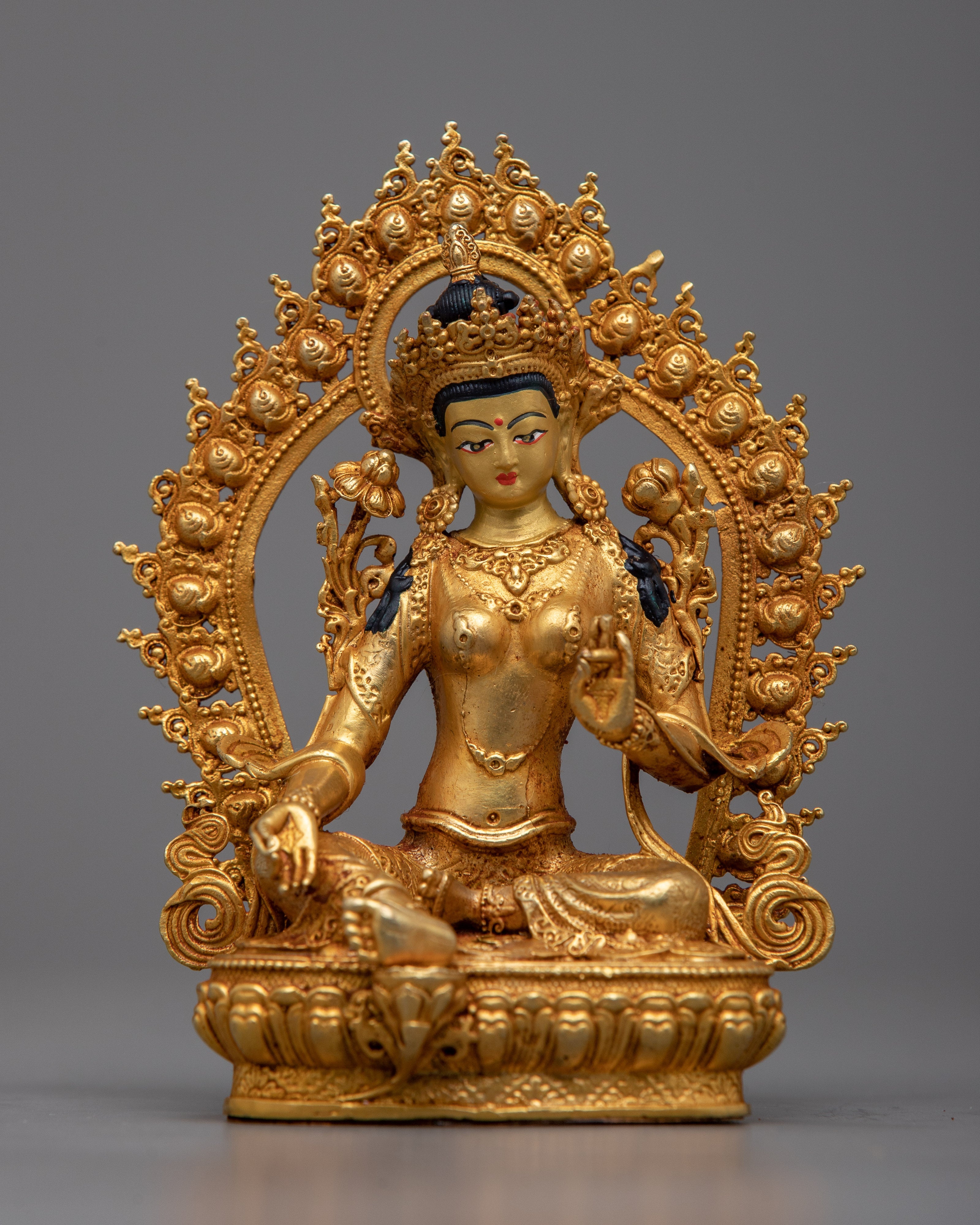 Miniature Green Tara Statue