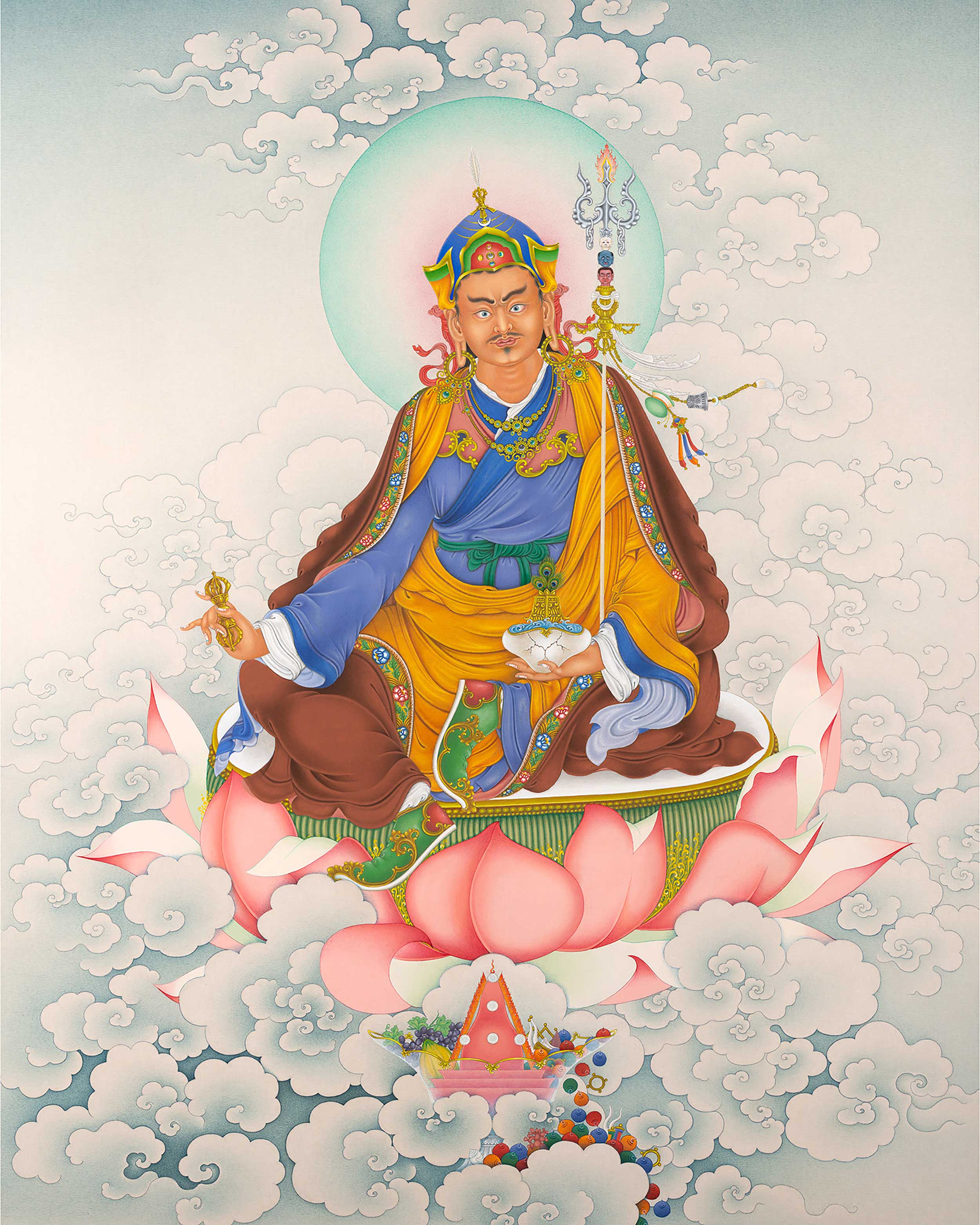 Guru Rinpoche Thangka Print
