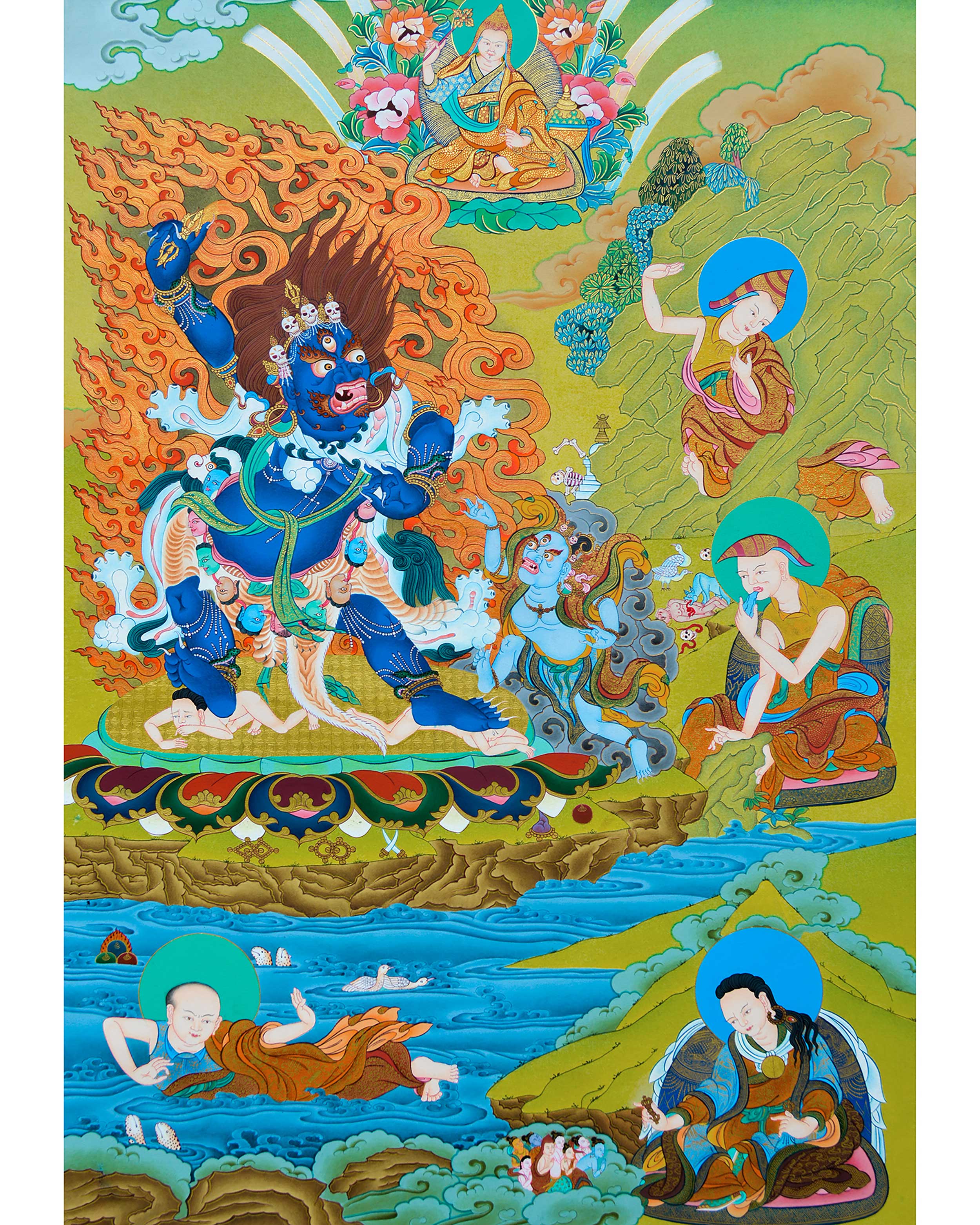 Guru Senge Dragok Thangka
