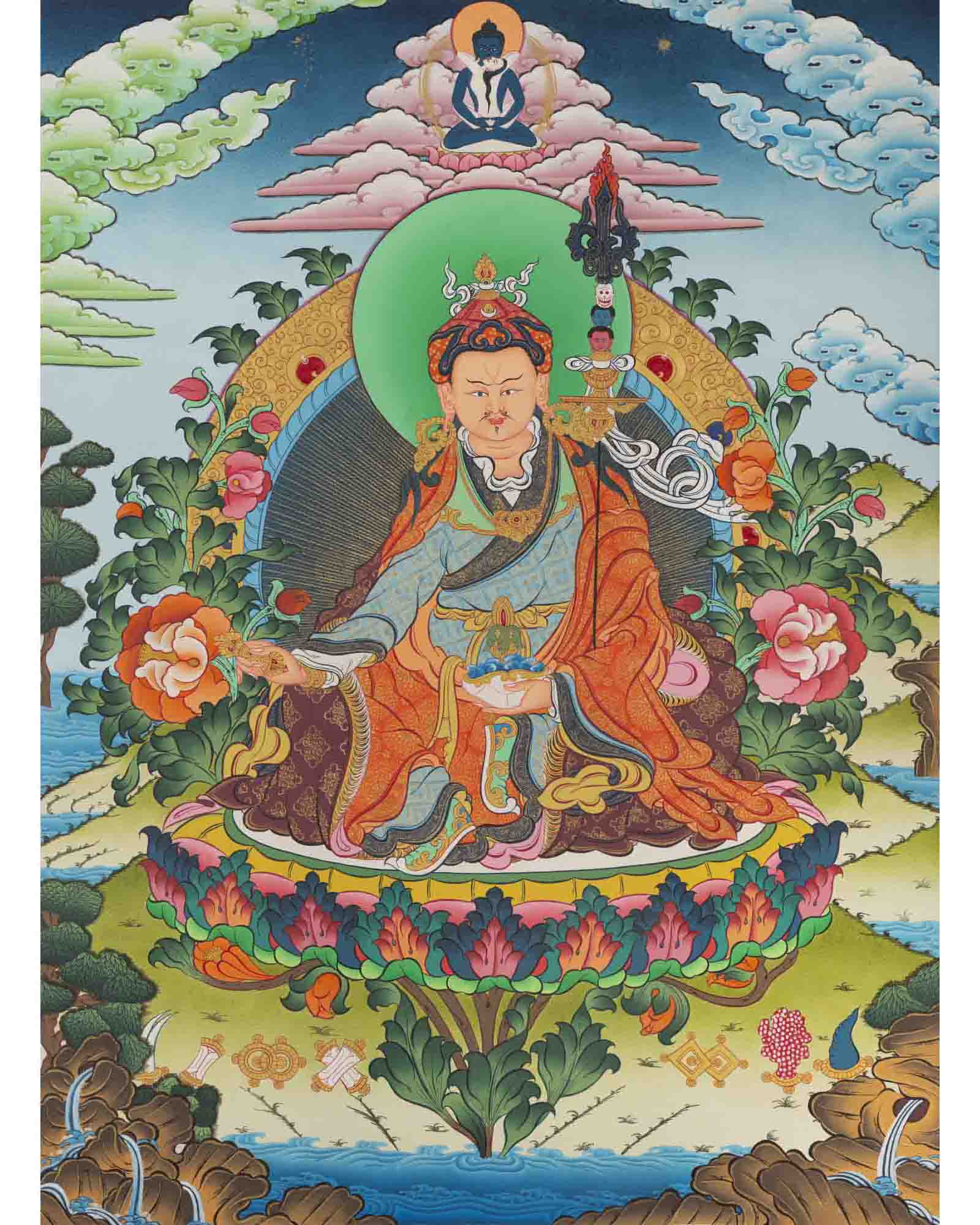 Guru Rinpoche Thangka | Padmasambhava | Wall Decors