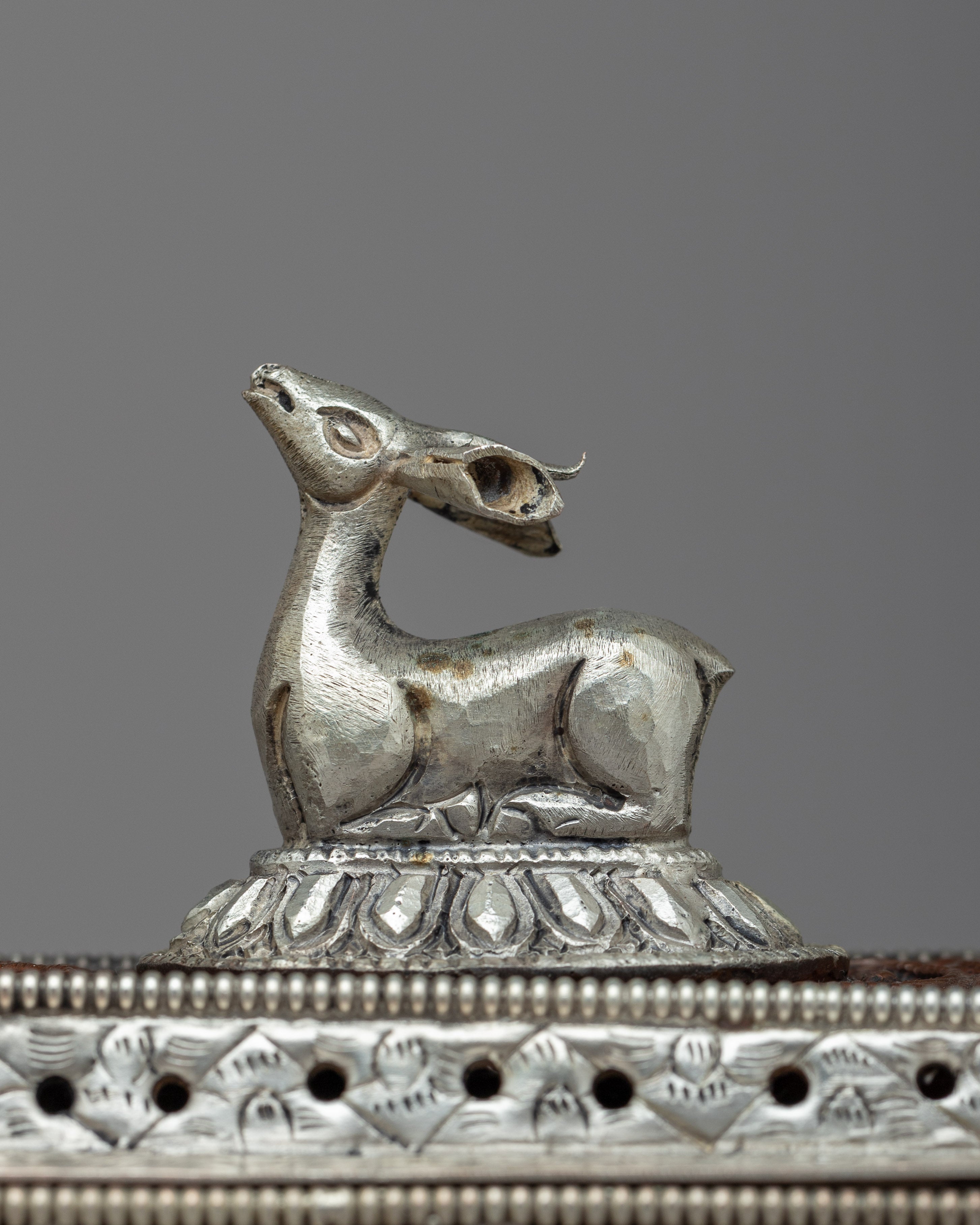 Tibetan Silver Plated Incense Burner | Beautiful Nepalese Ritual Altar