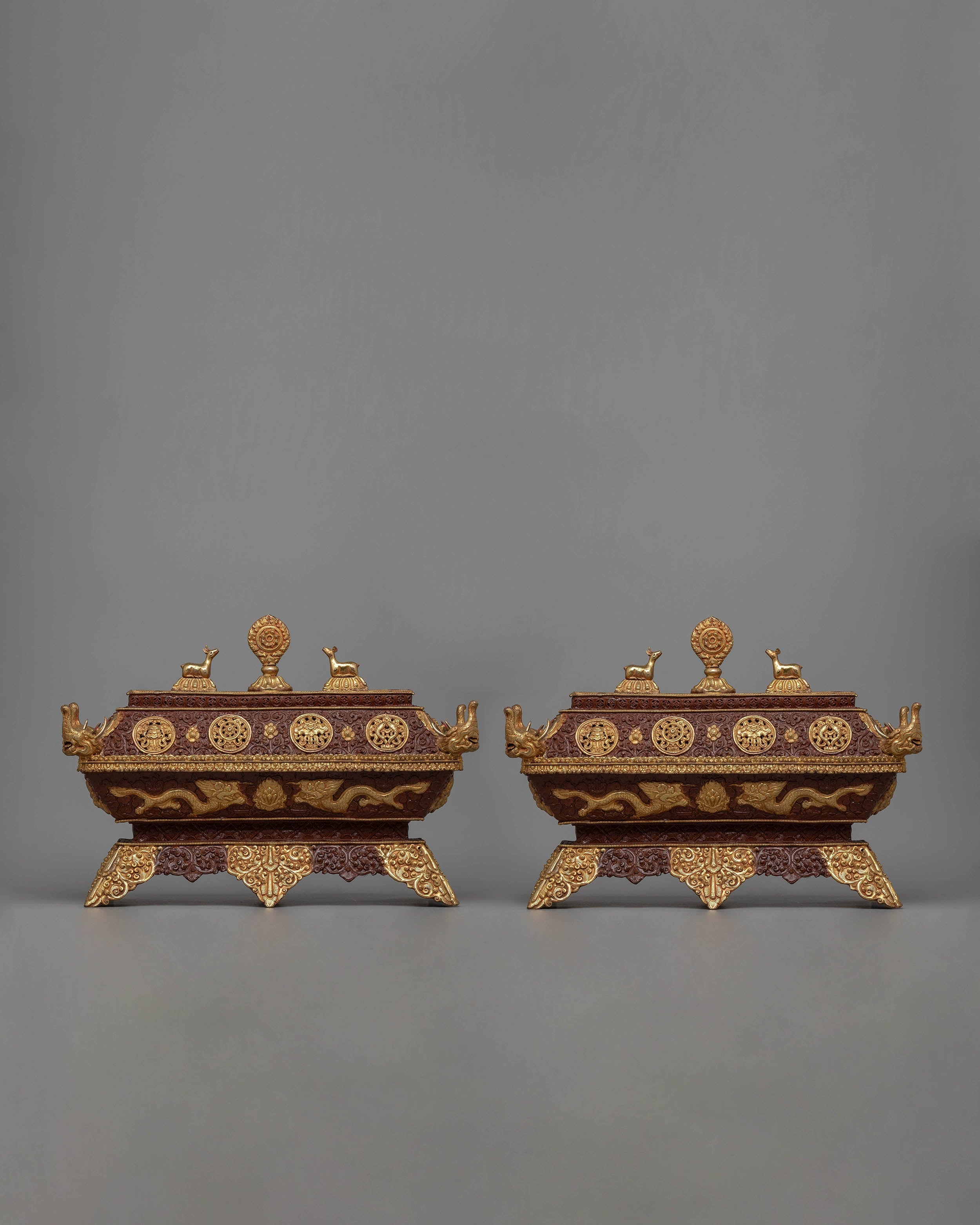 Copper Incense Burner Set