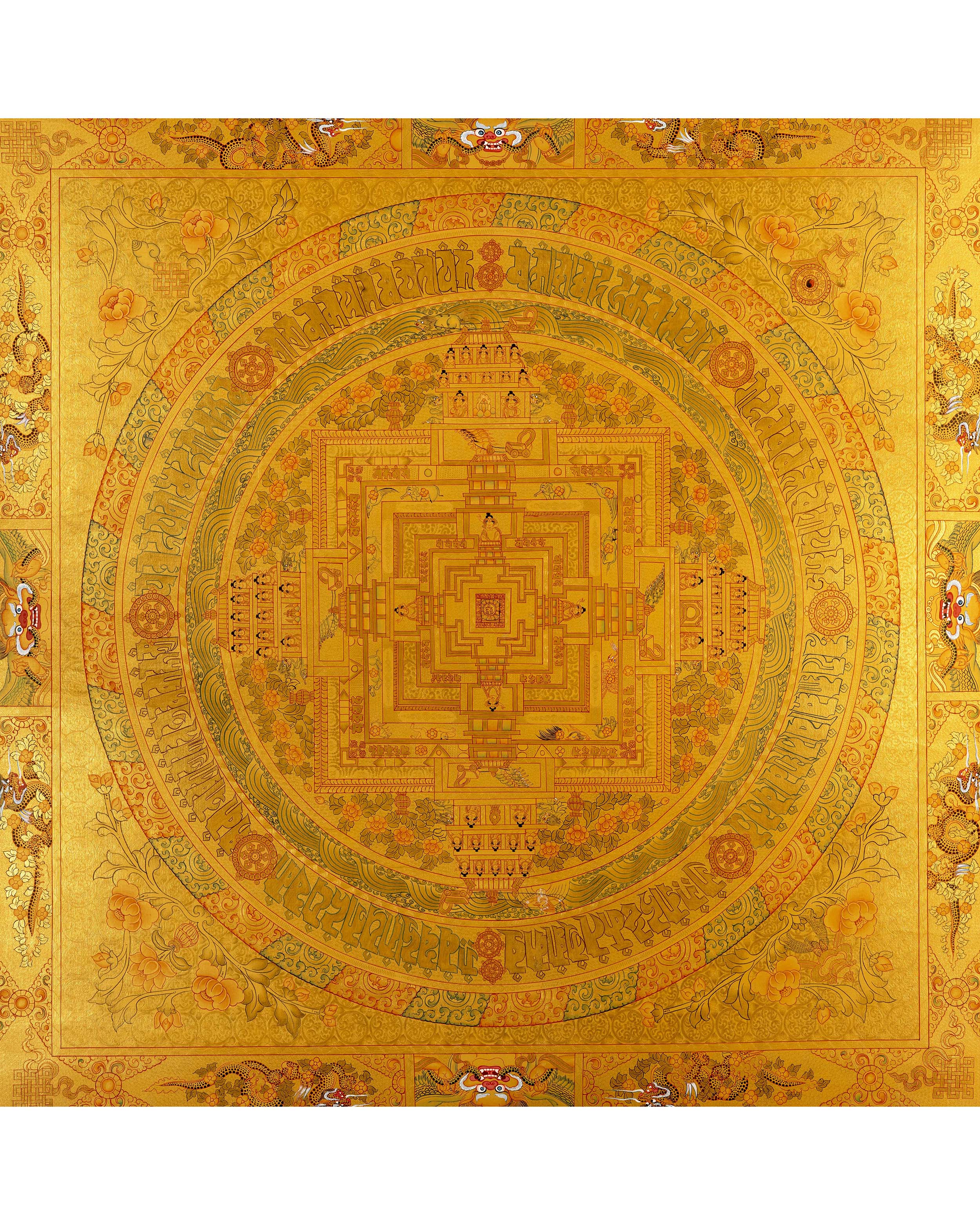 Kalachara Mandala Thanka | Buddhist Decorative Art