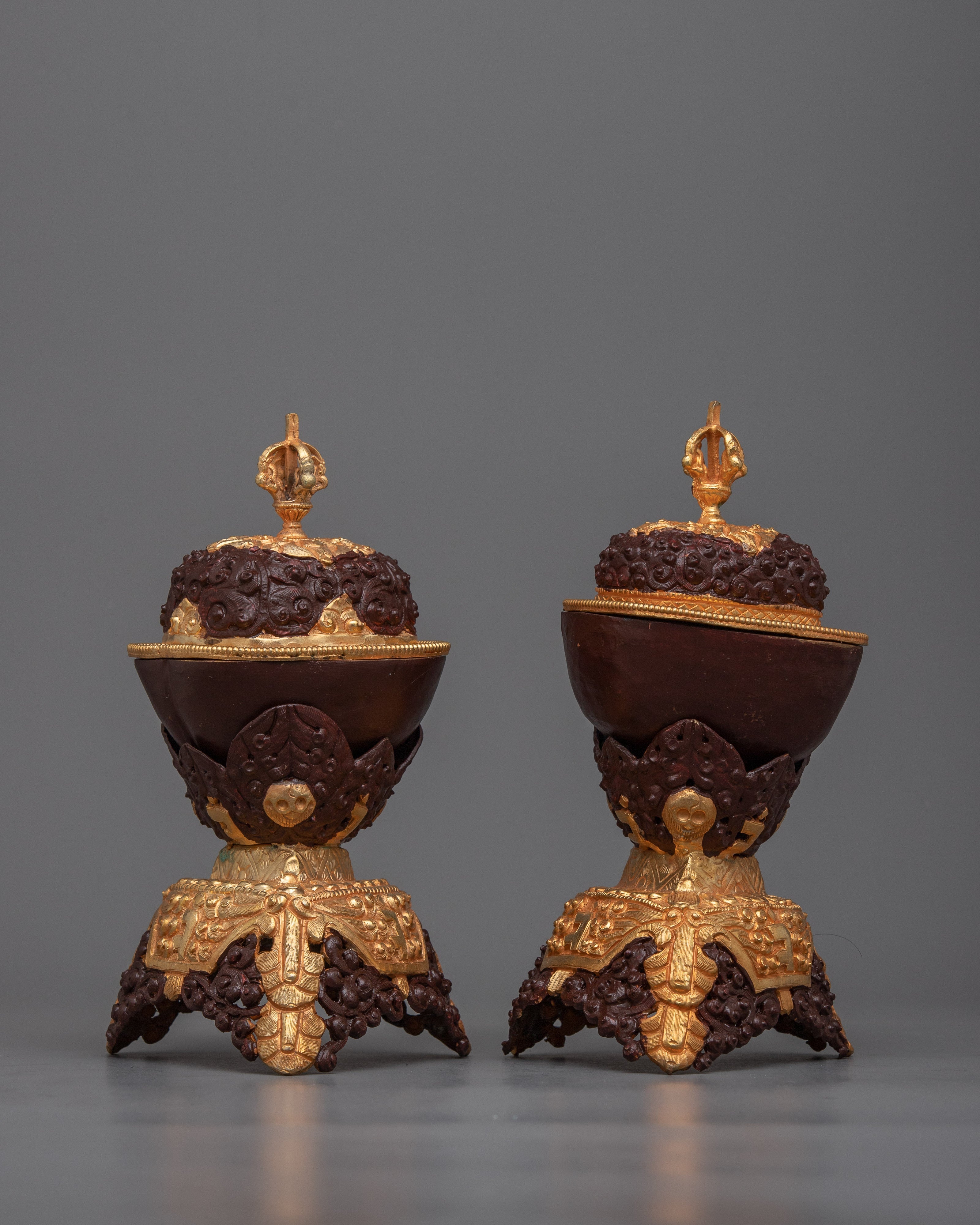24k Gold Plated Kapala Set