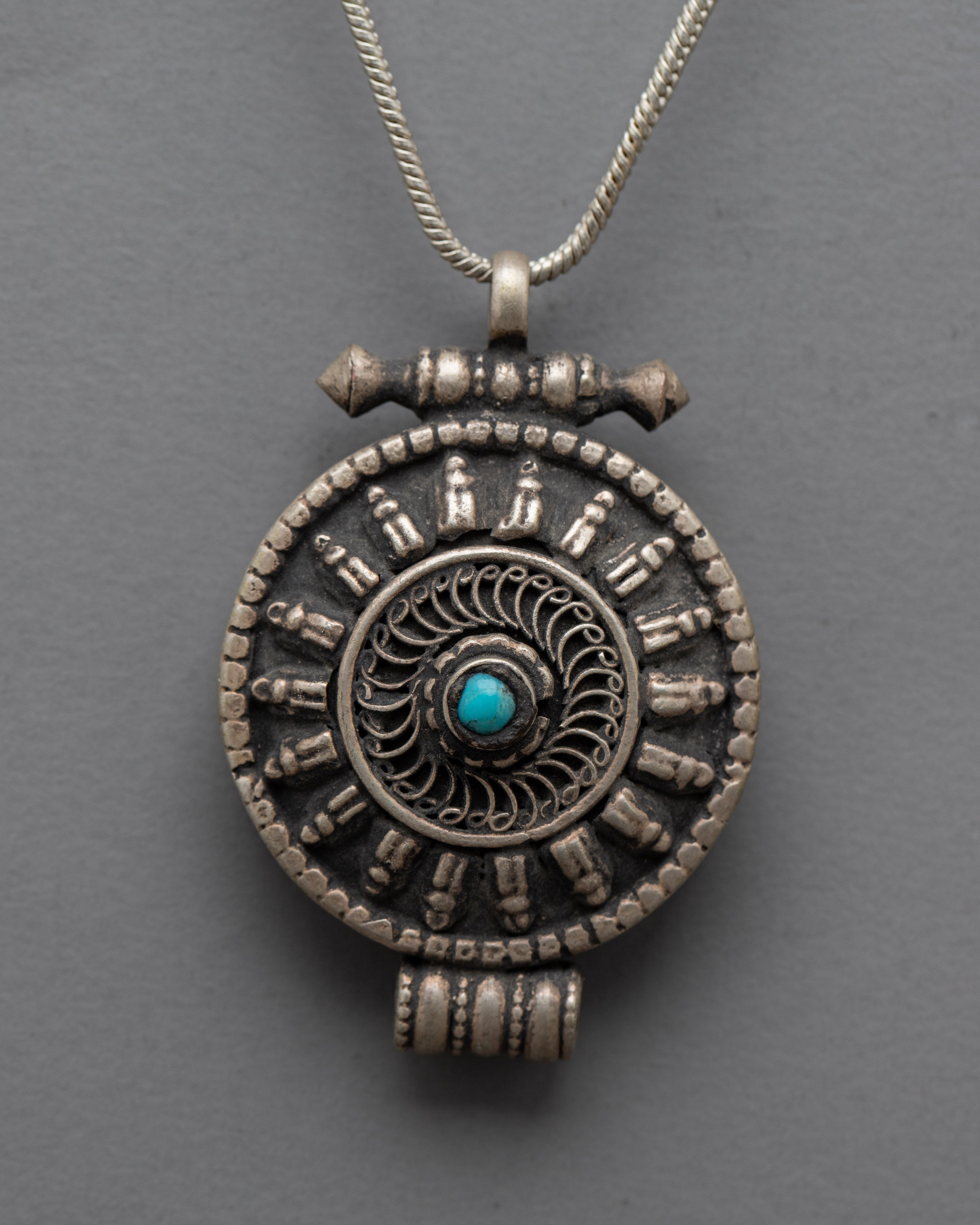 Buddhist Oval Locket
