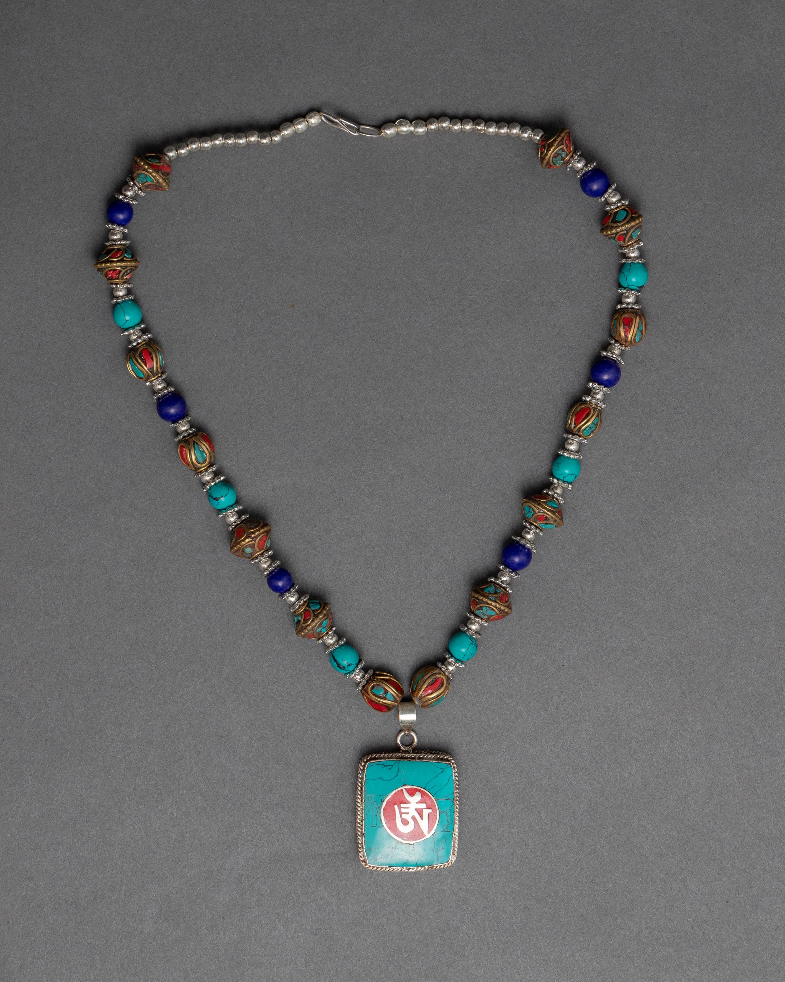 Mantra Crafted Locket | Buddhist Pendent