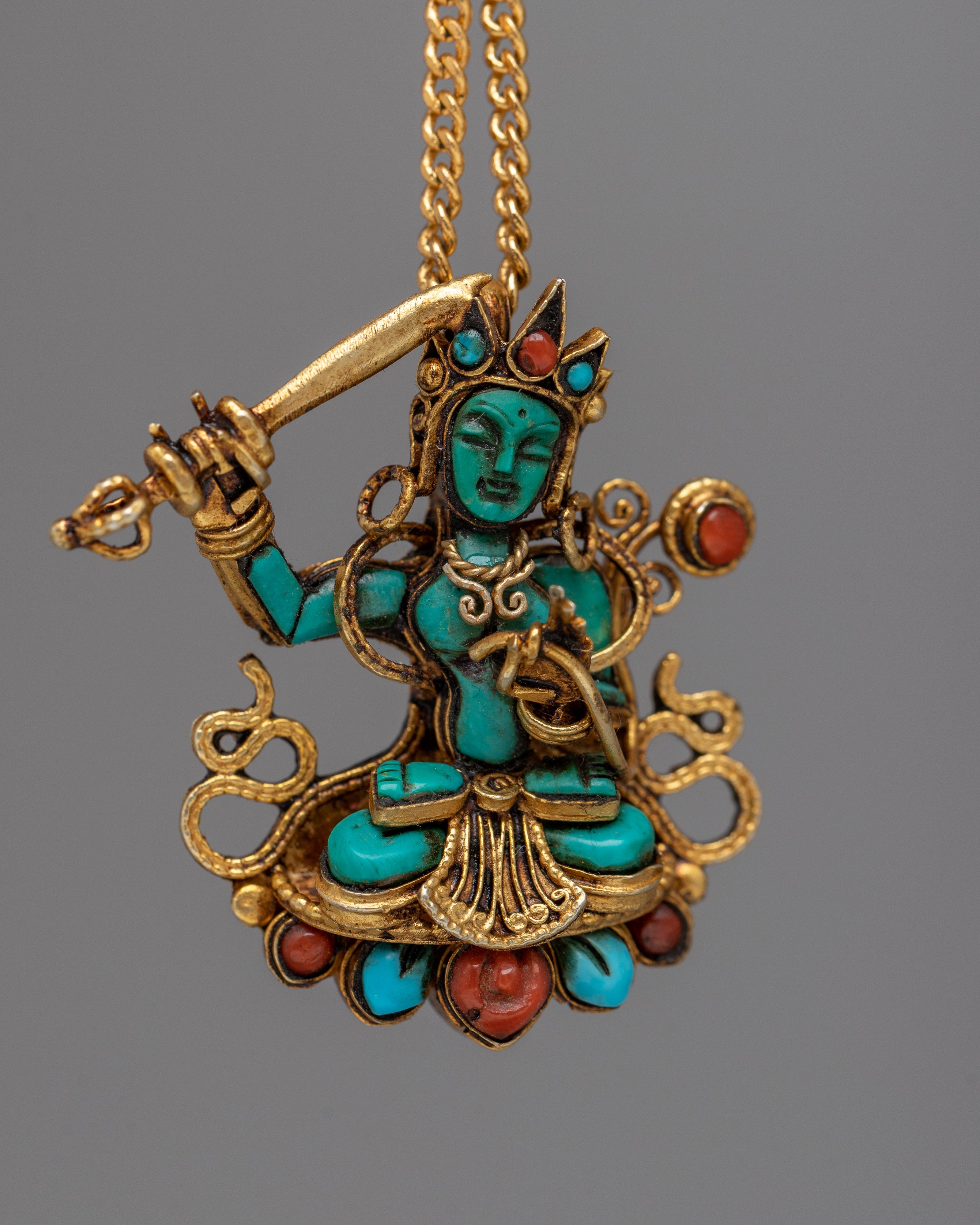 Manjushri Turquoise Locket