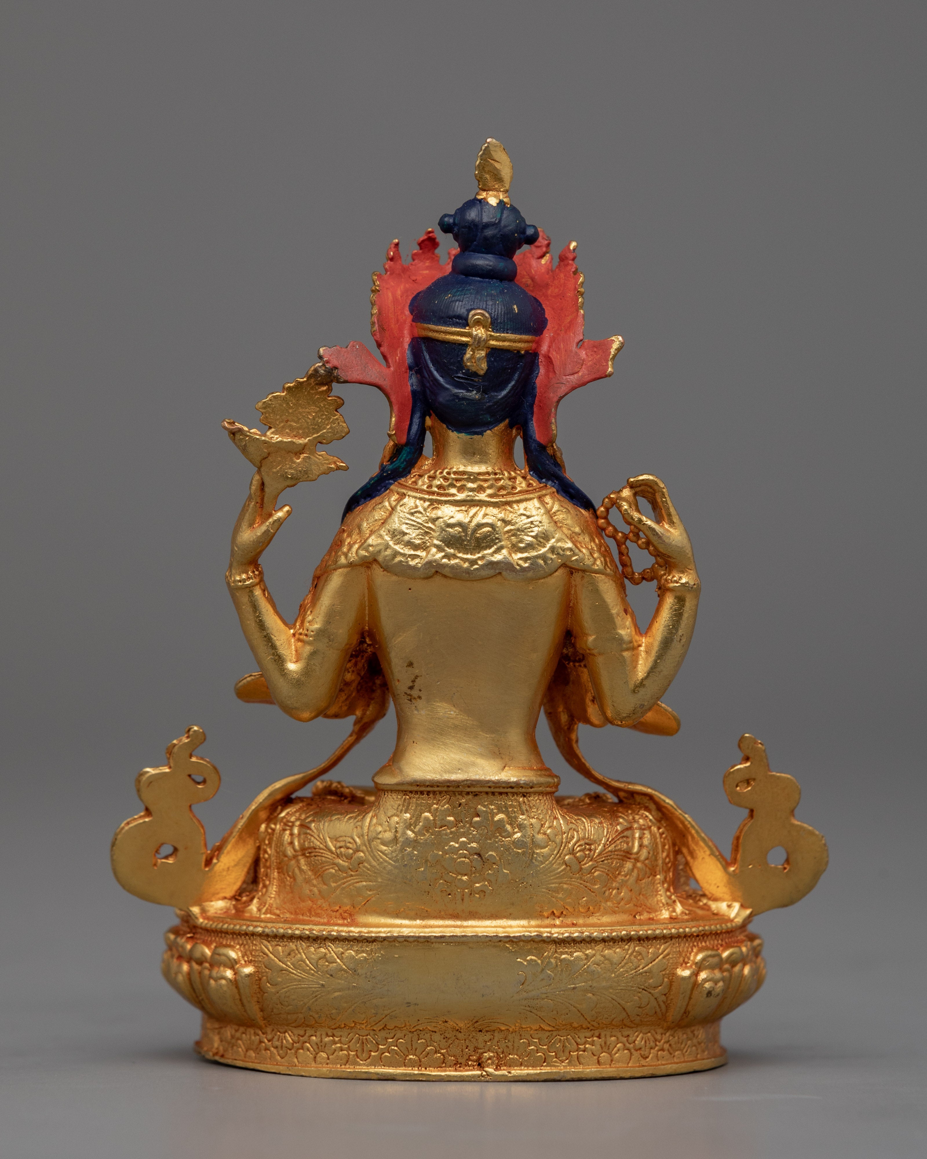 Miniature Chenrezig Sculpture | Buddhist Compassionate Bodhisattva