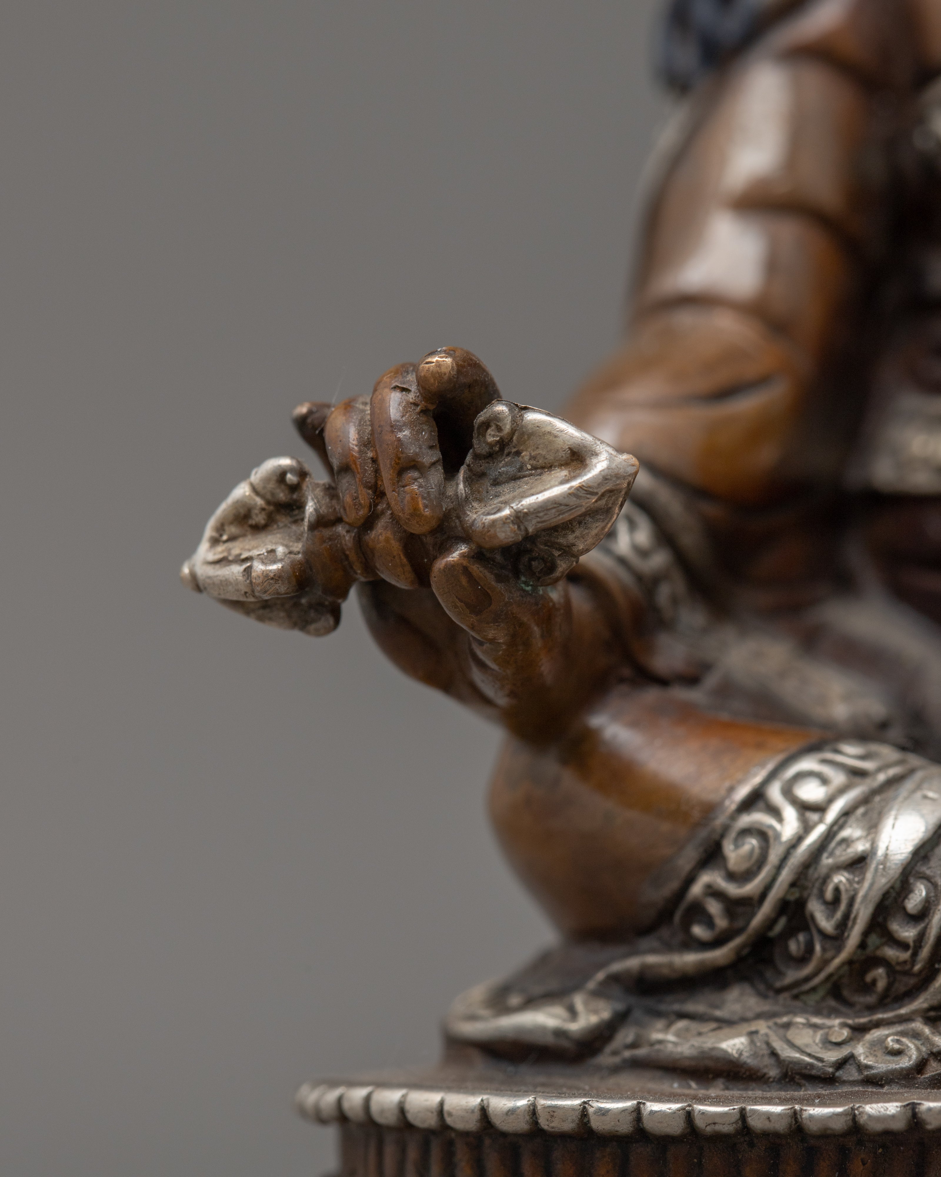 Guru Rinpoche Statue | Mini Sculptures for Yoga Room Decor