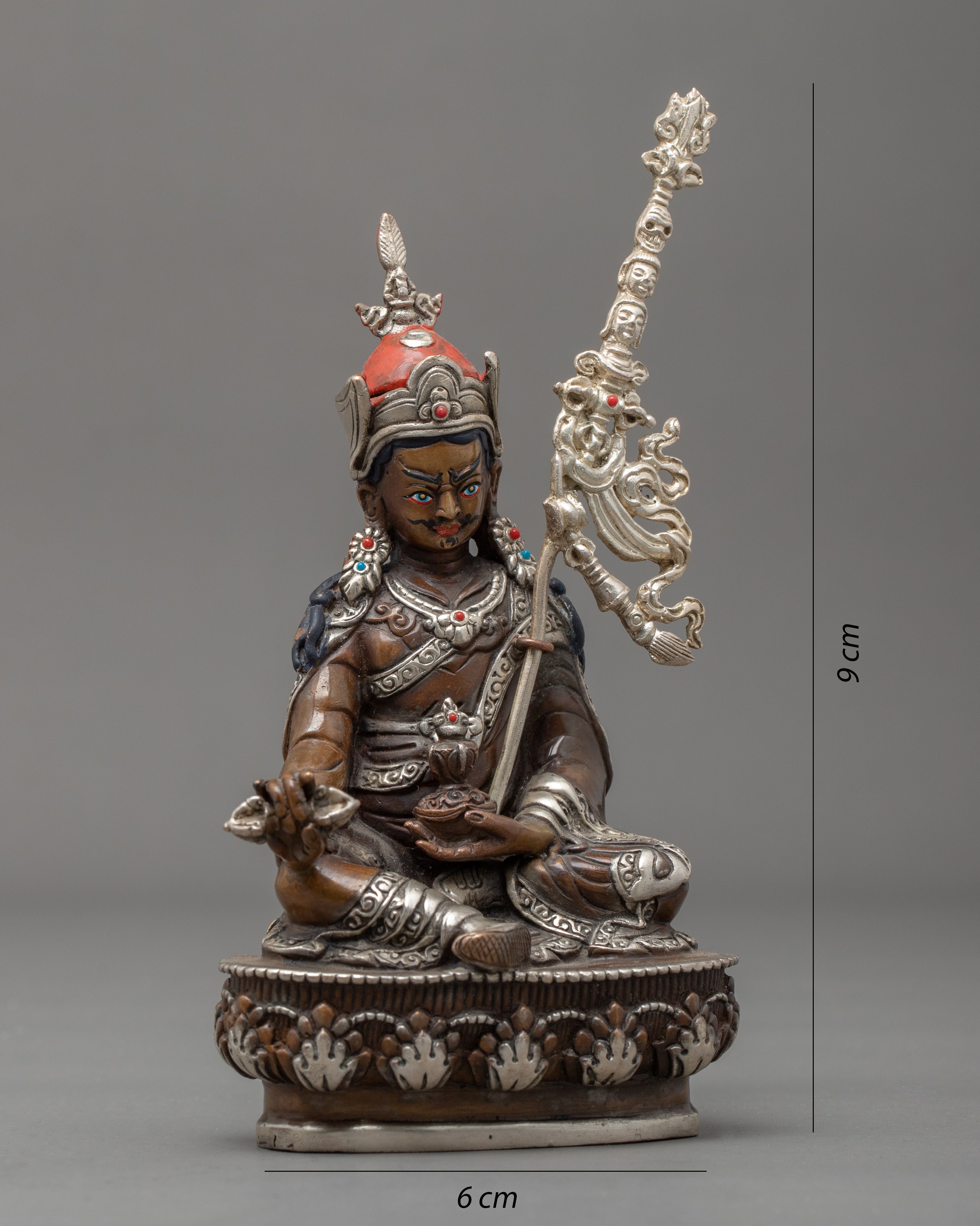 Guru Rinpoche Statue | Mini Sculptures for Yoga Room Decor