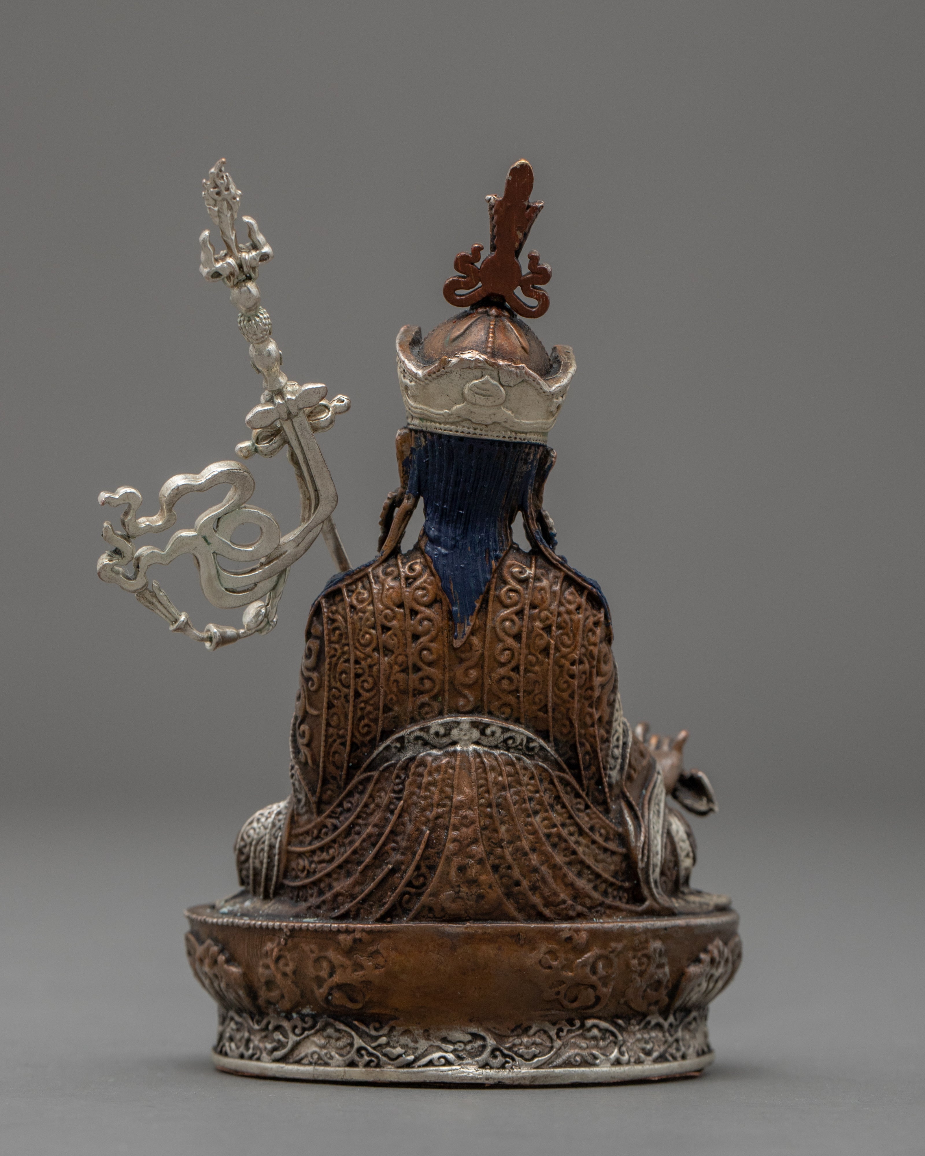 Copper Guru Rinpoche Statue | Buddhist Art Decor