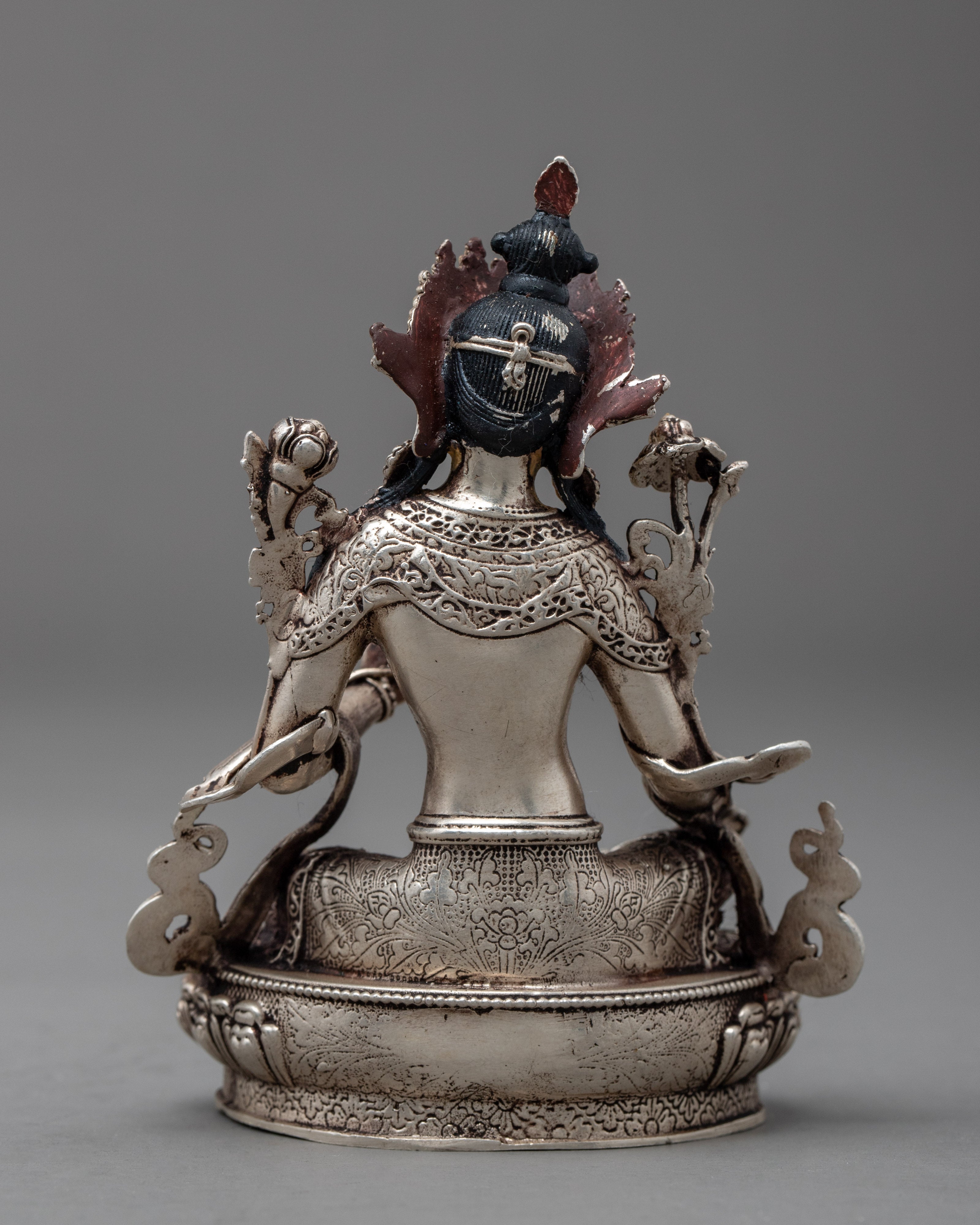 Miniature Green Tara Statue | Tibetan Buddhist Art