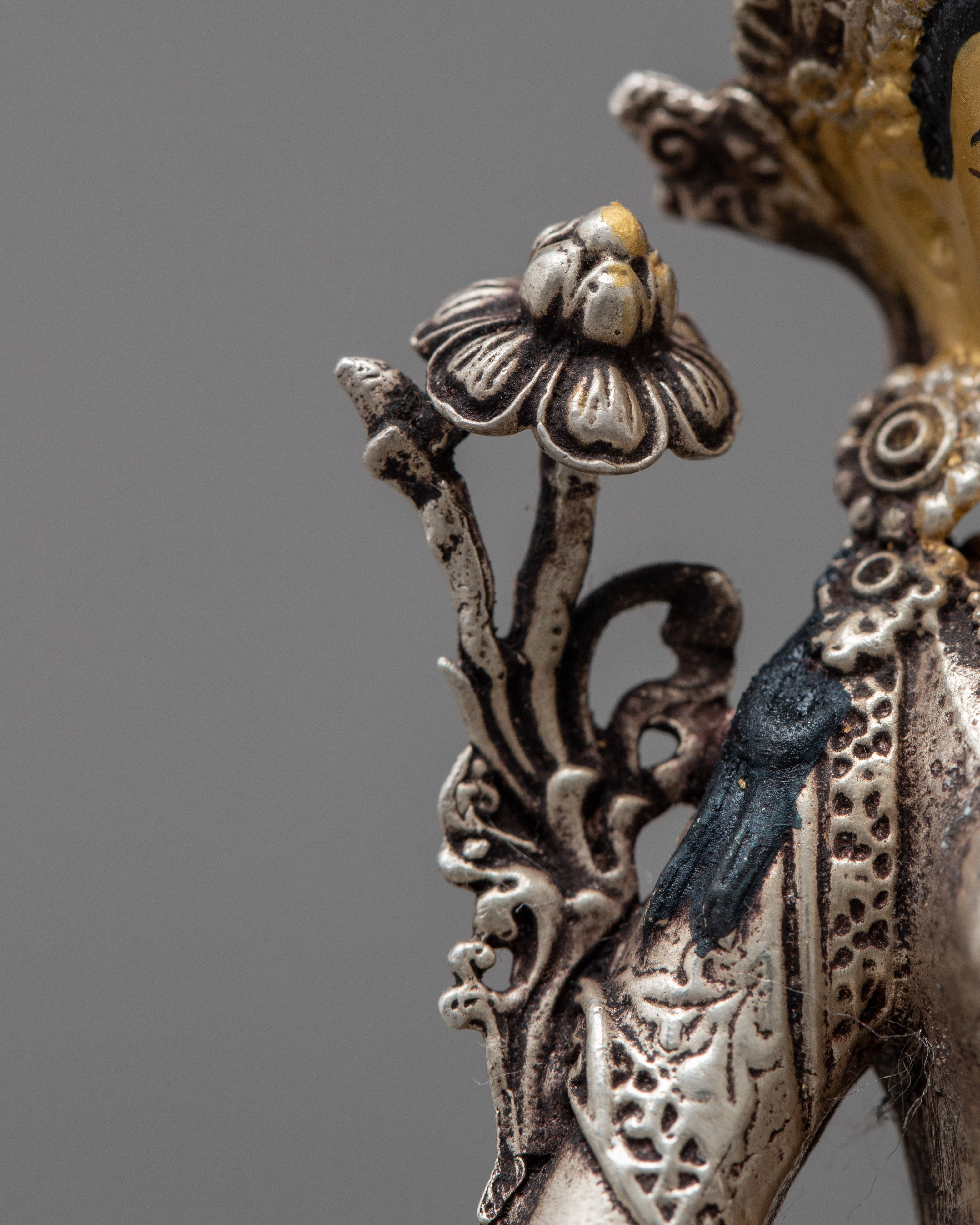 Miniature Green Tara Statue | Tibetan Buddhist Art