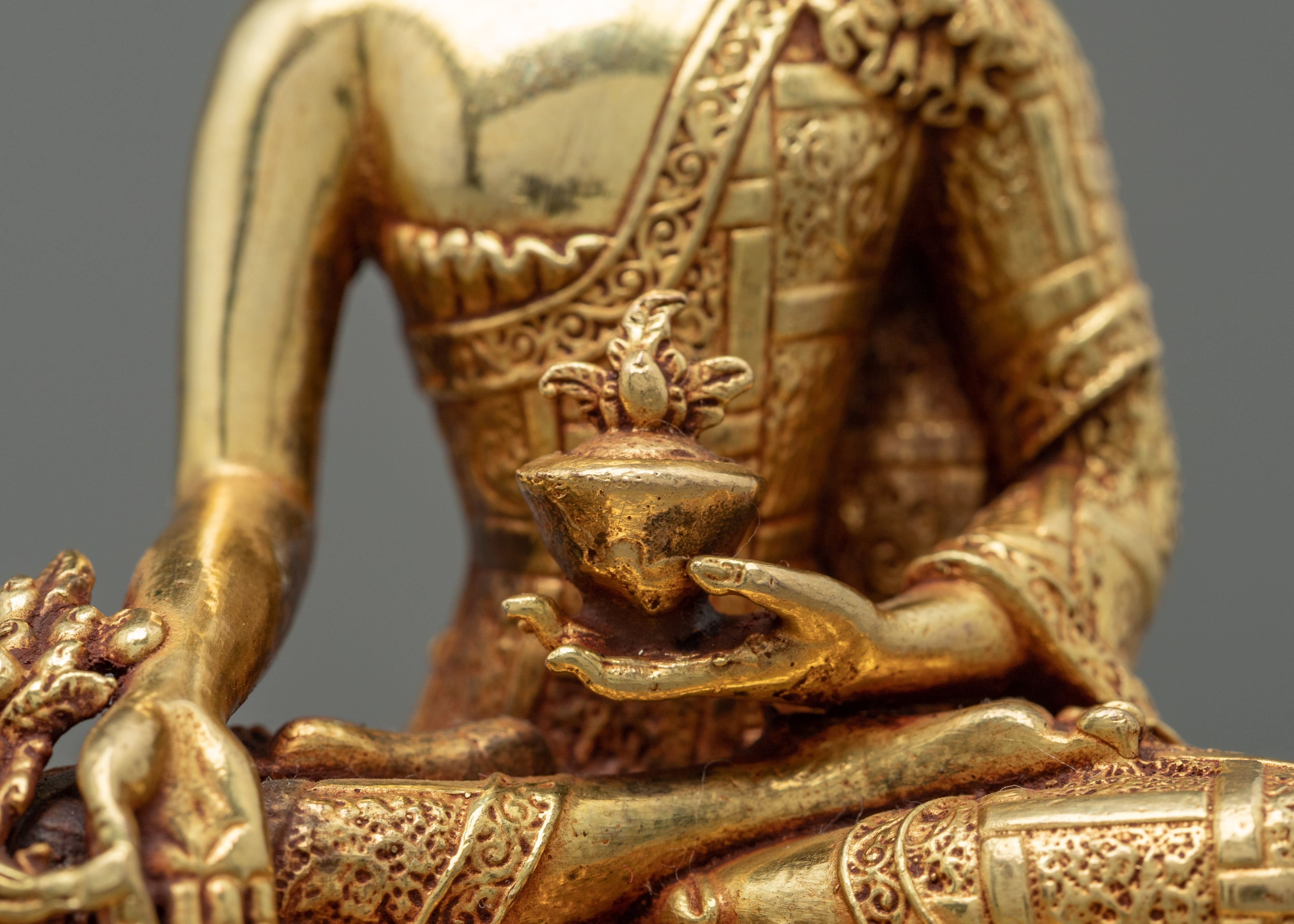 3.5" Mini Buddha Statue | Medicine Buddha Statue for Zen Space