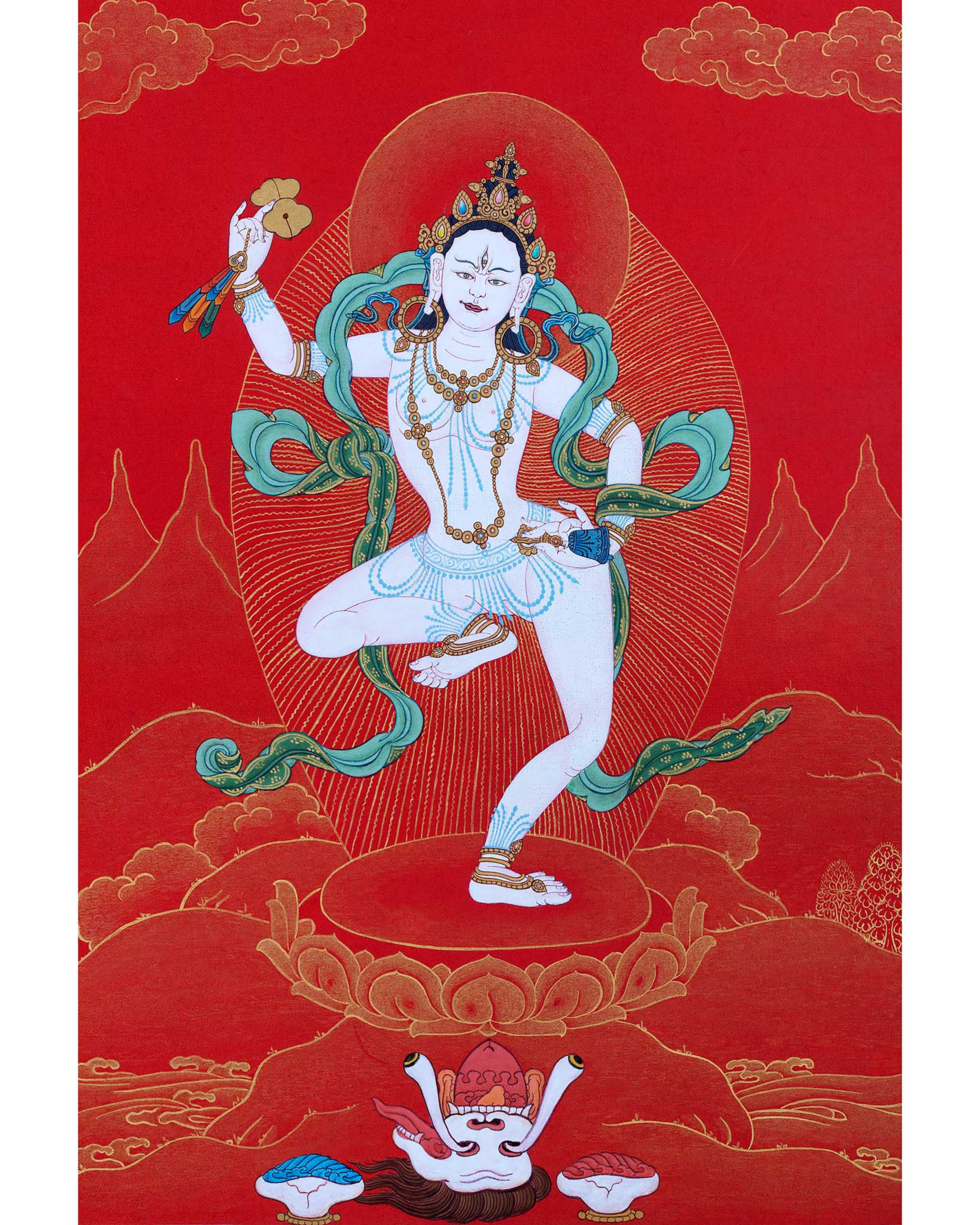 Dakini Machig Labdron Thangka