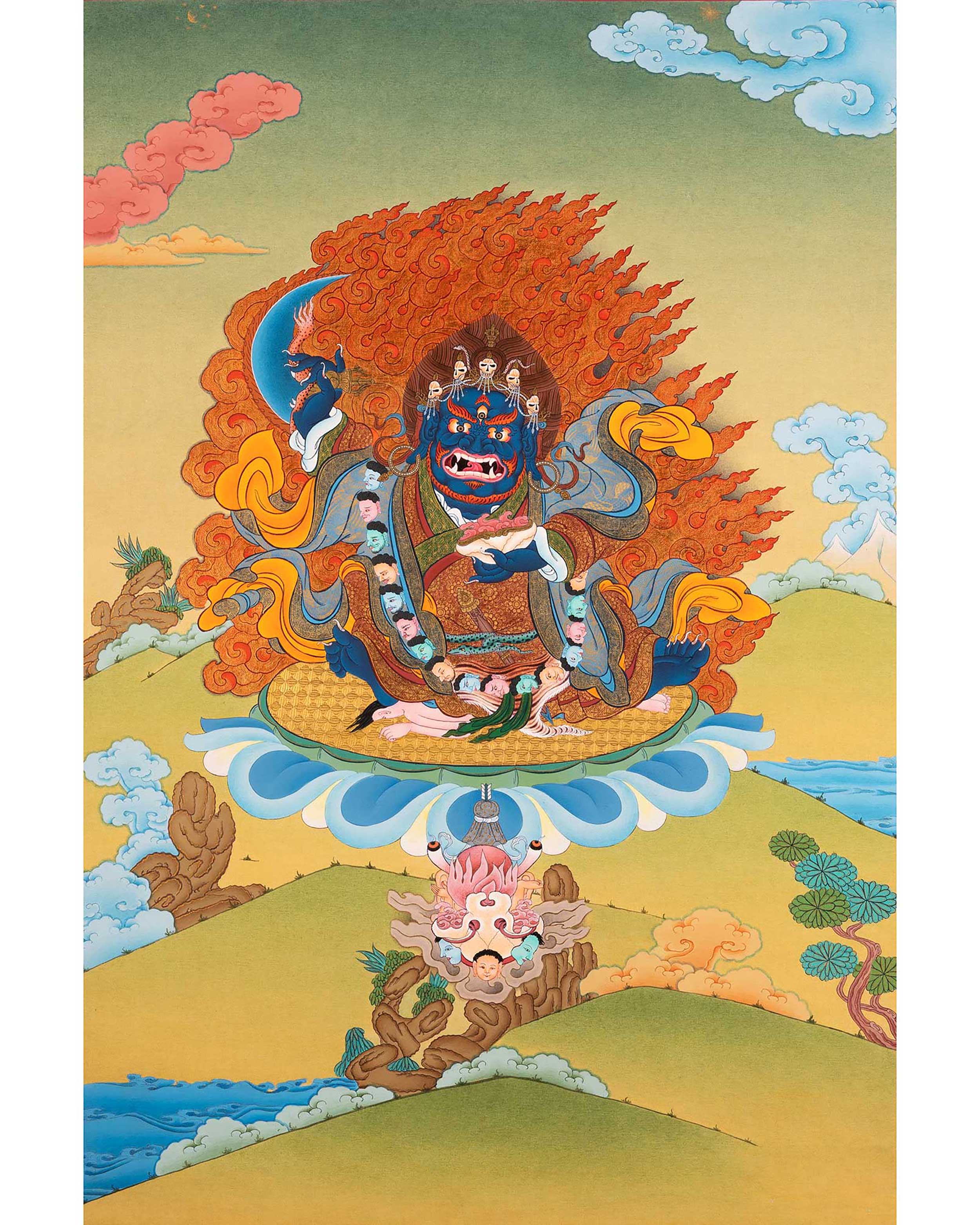 Mahakala Bernagchen Thangka