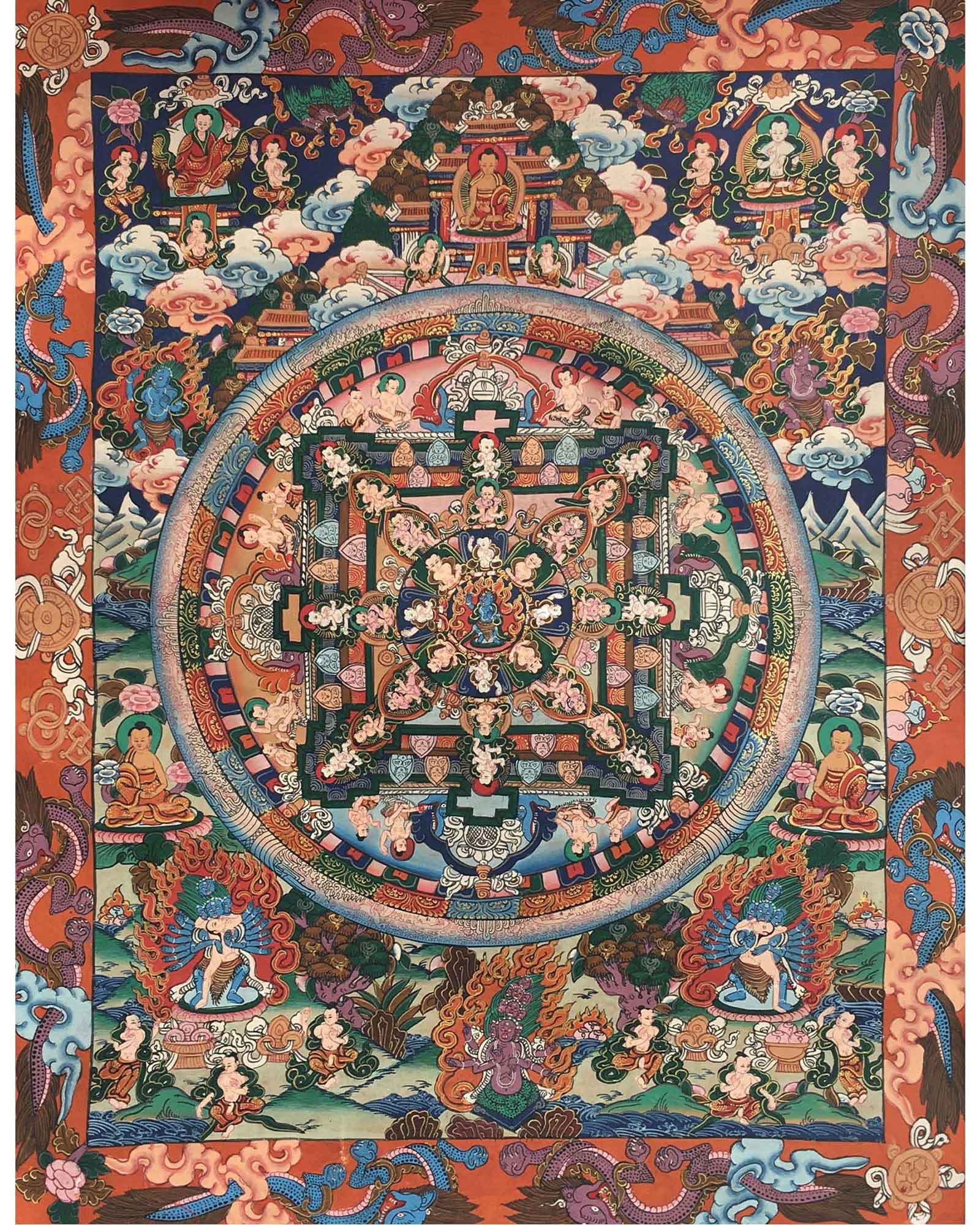 Mahakala Mandala Thangka | Religious Artifacts