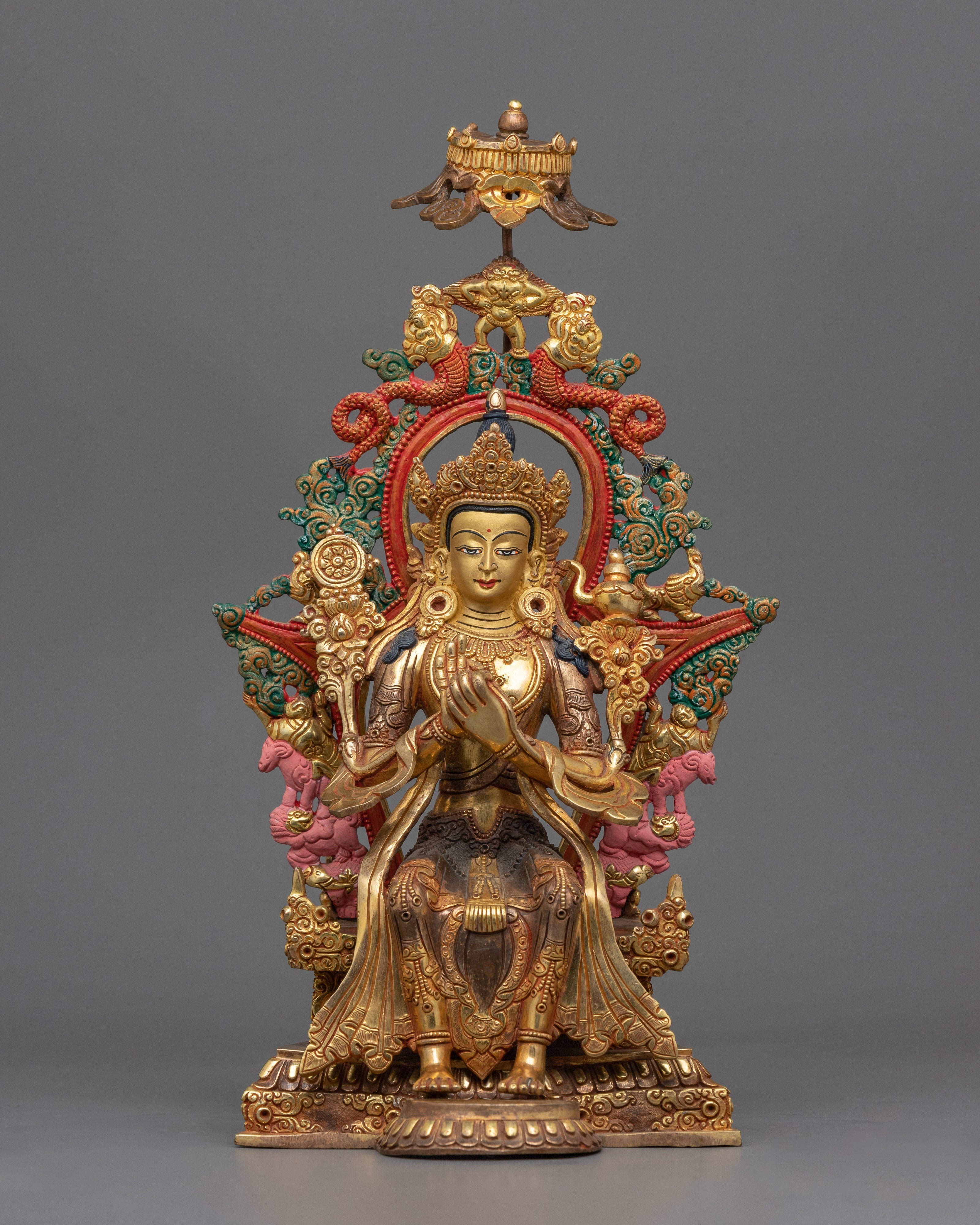 Copper Maitreya Buddha Statue
