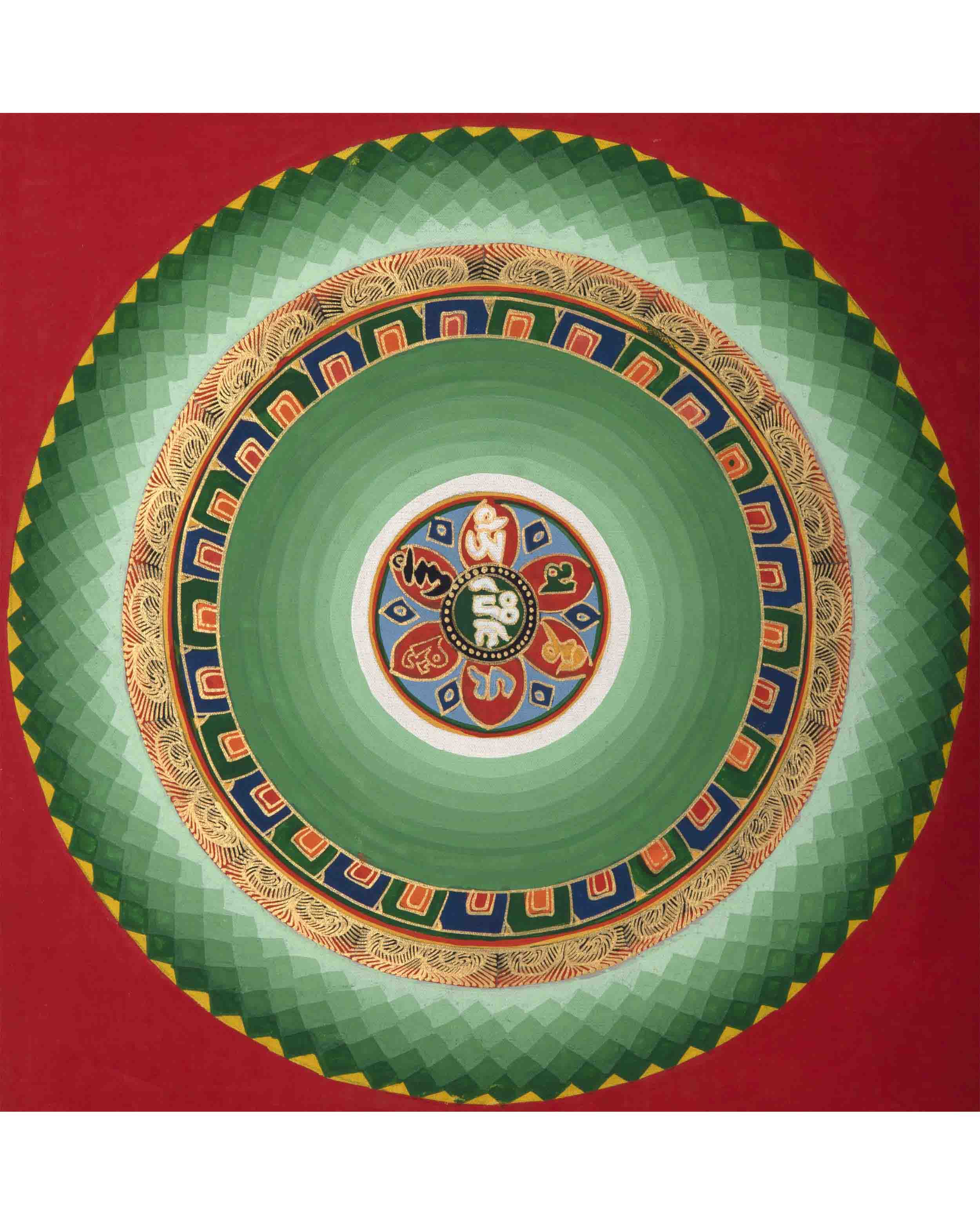 Mandala Thangka | Mantra Mandala | Religious Wall Decors