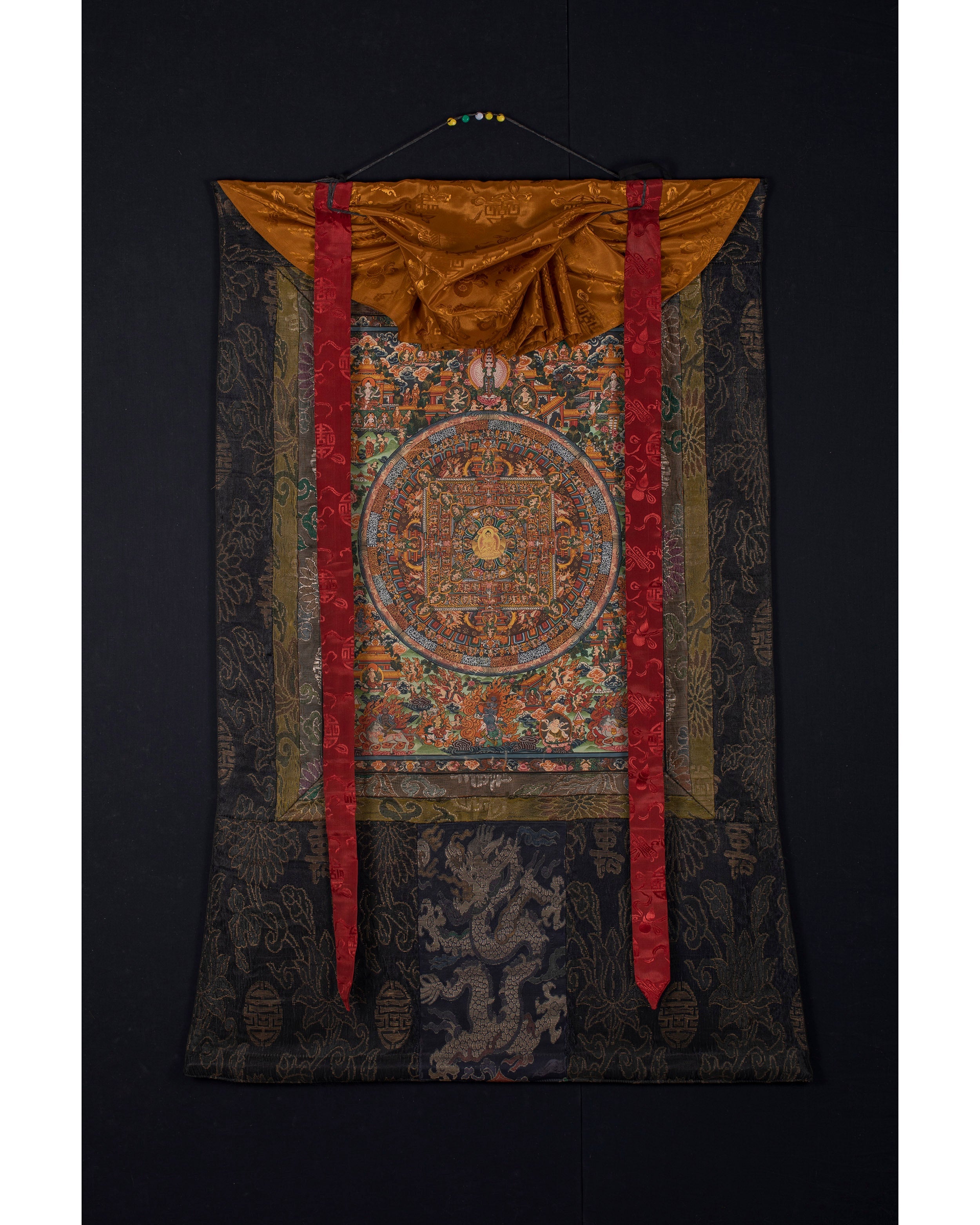 Vintage Shakyamuni Buddha Thangka | Hand-painted Thangka