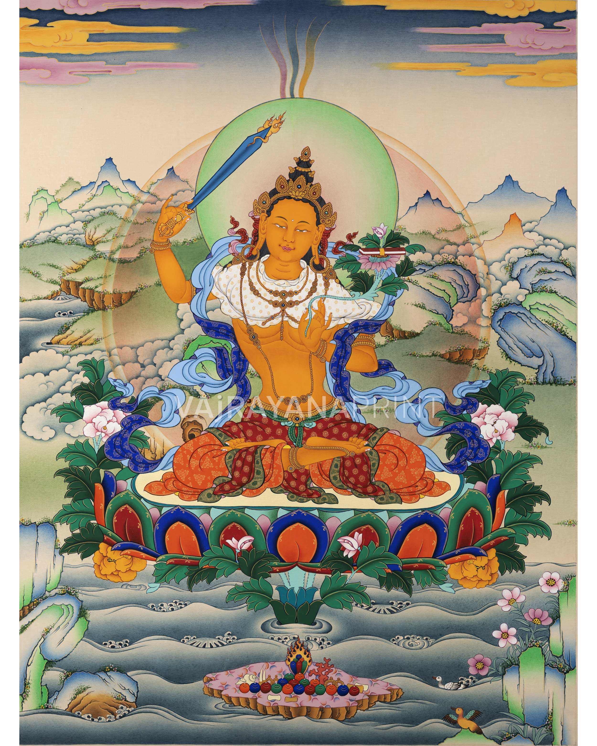 Manjushri God Of Knowledge