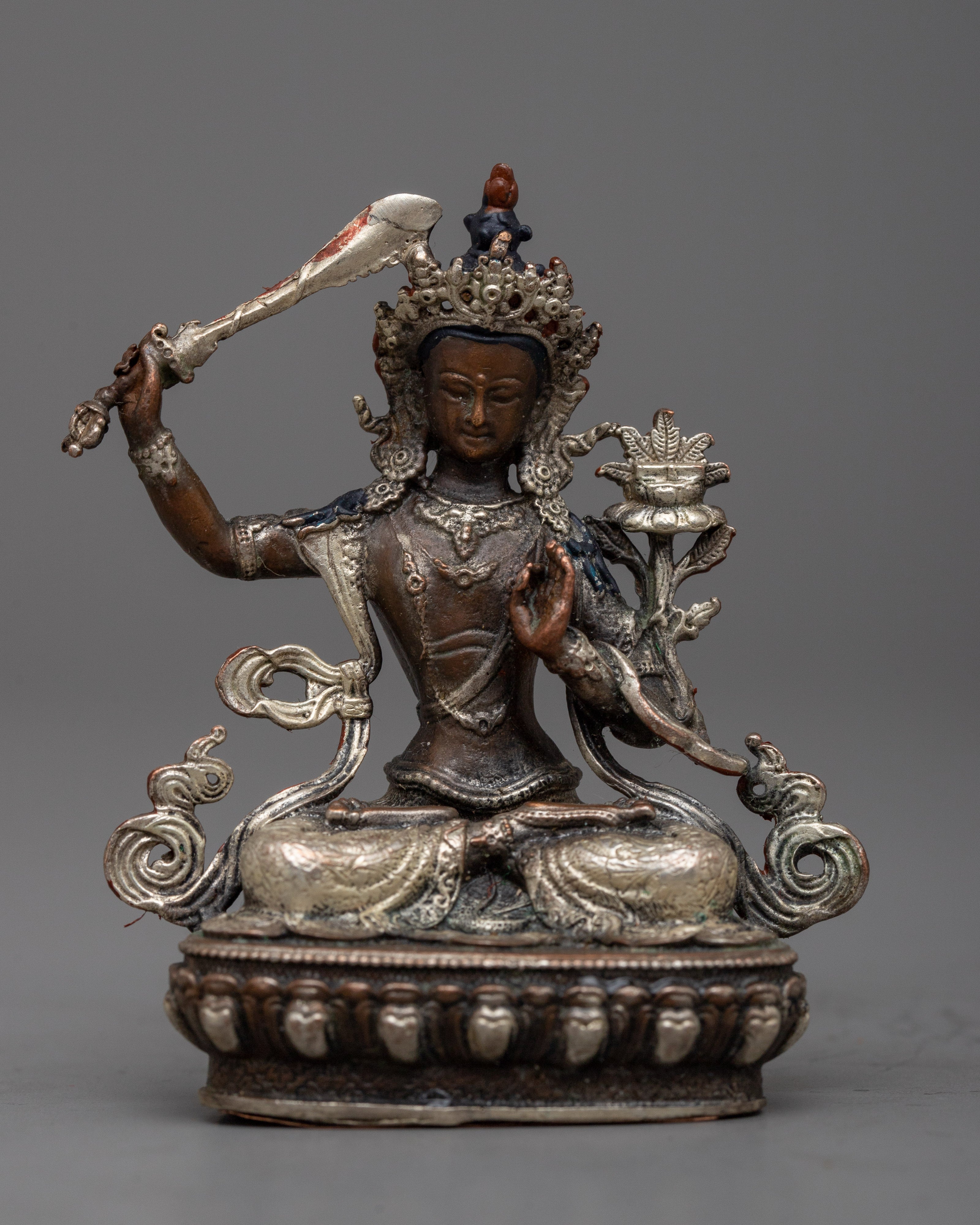 Wisdom Machine Made Manjushri Statue