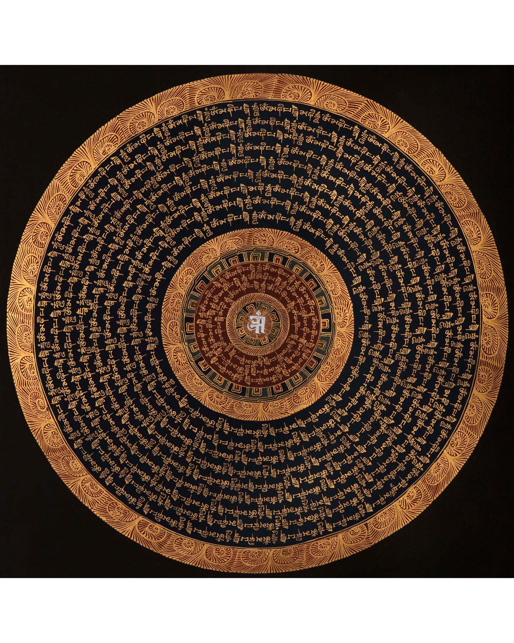 Mantra Mandala | Wall Decor Thangka