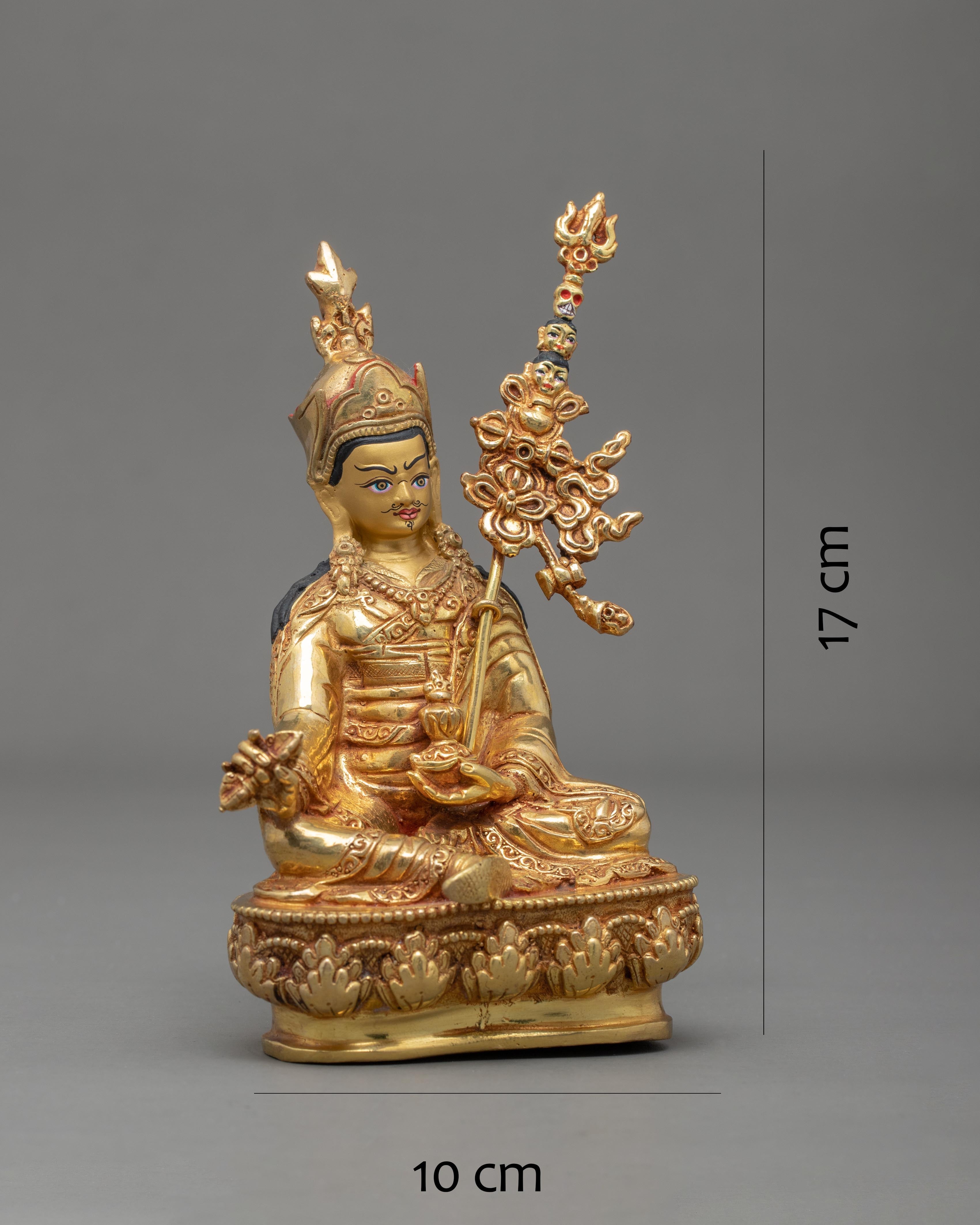 Tibetan Guru Padmasambhava Statue | Buddhist Ritual Item