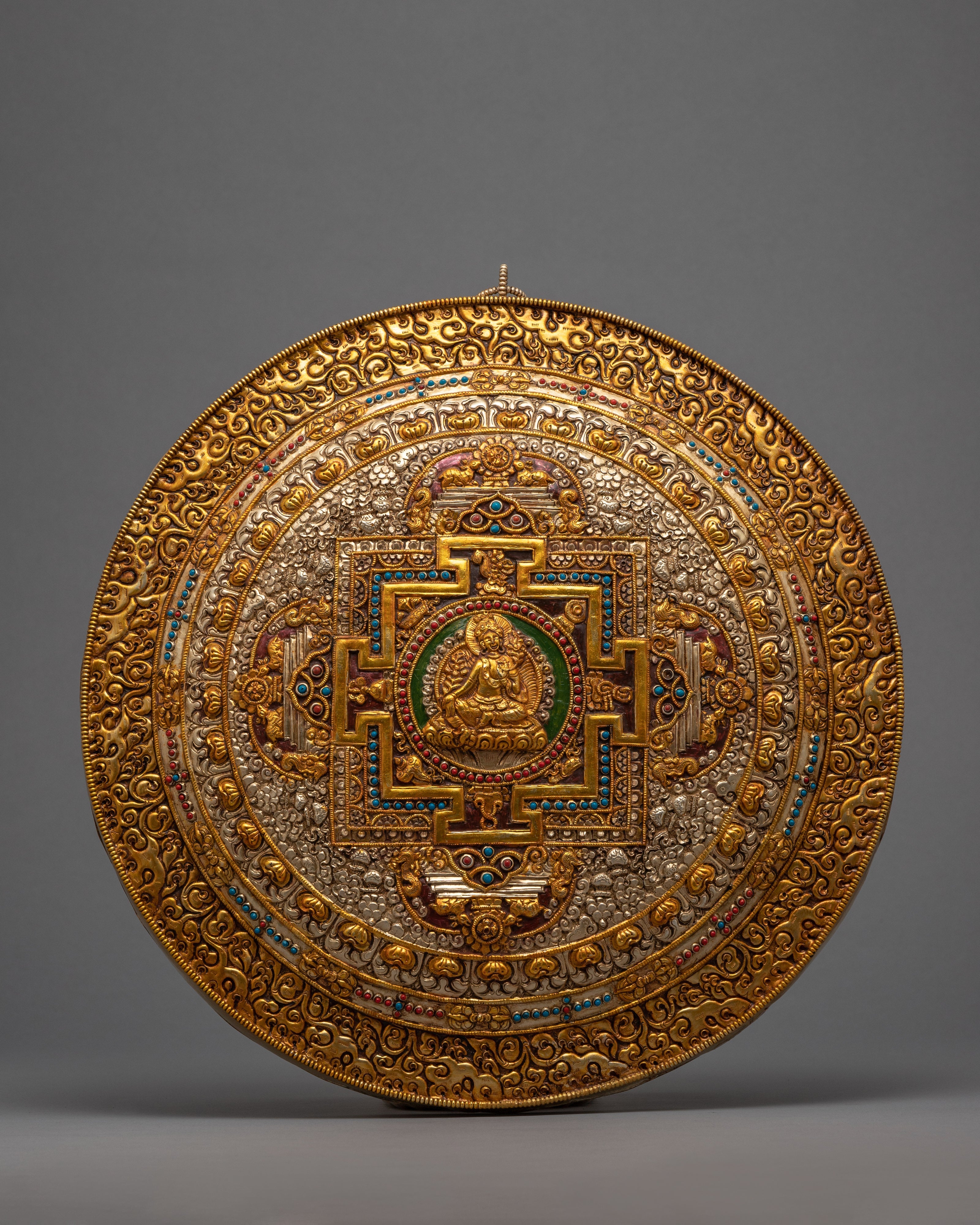Handmade Copper Mandala Thangka