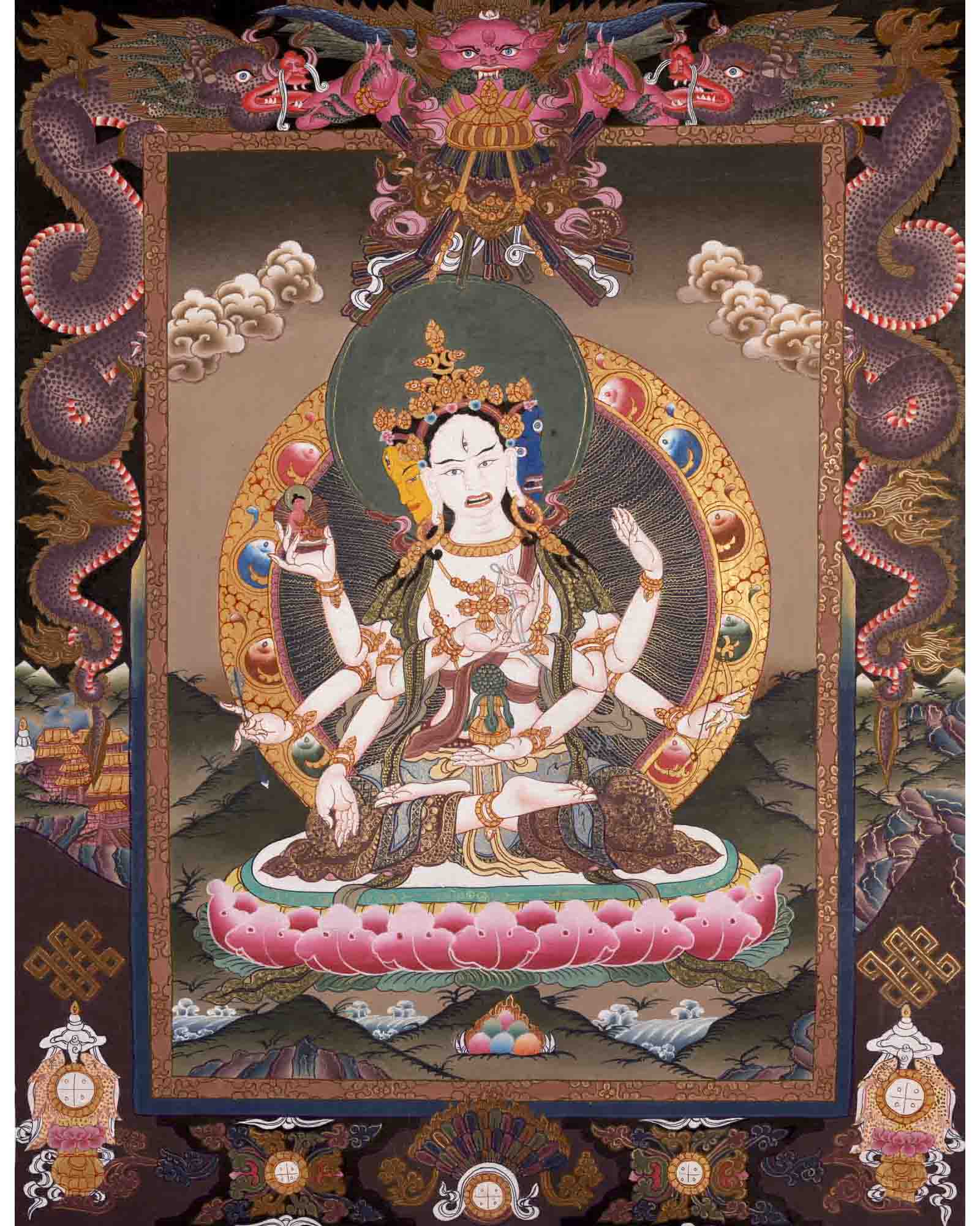 Namgyalma Thangka | Traditional Tibetan Thangka | Wall Decors