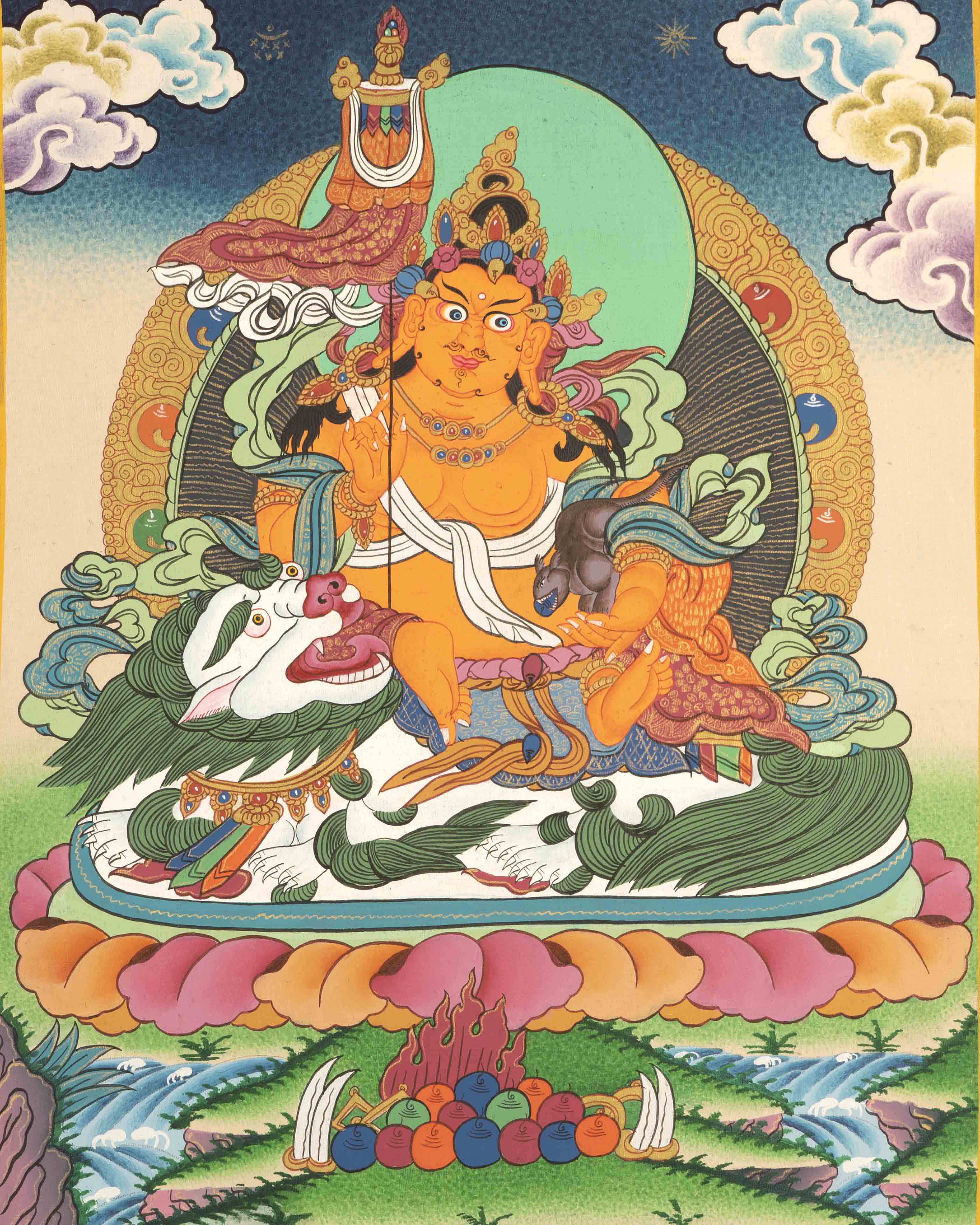 Namtose Thangka Painting | Tibetan Buddhism Art | Wall Decors