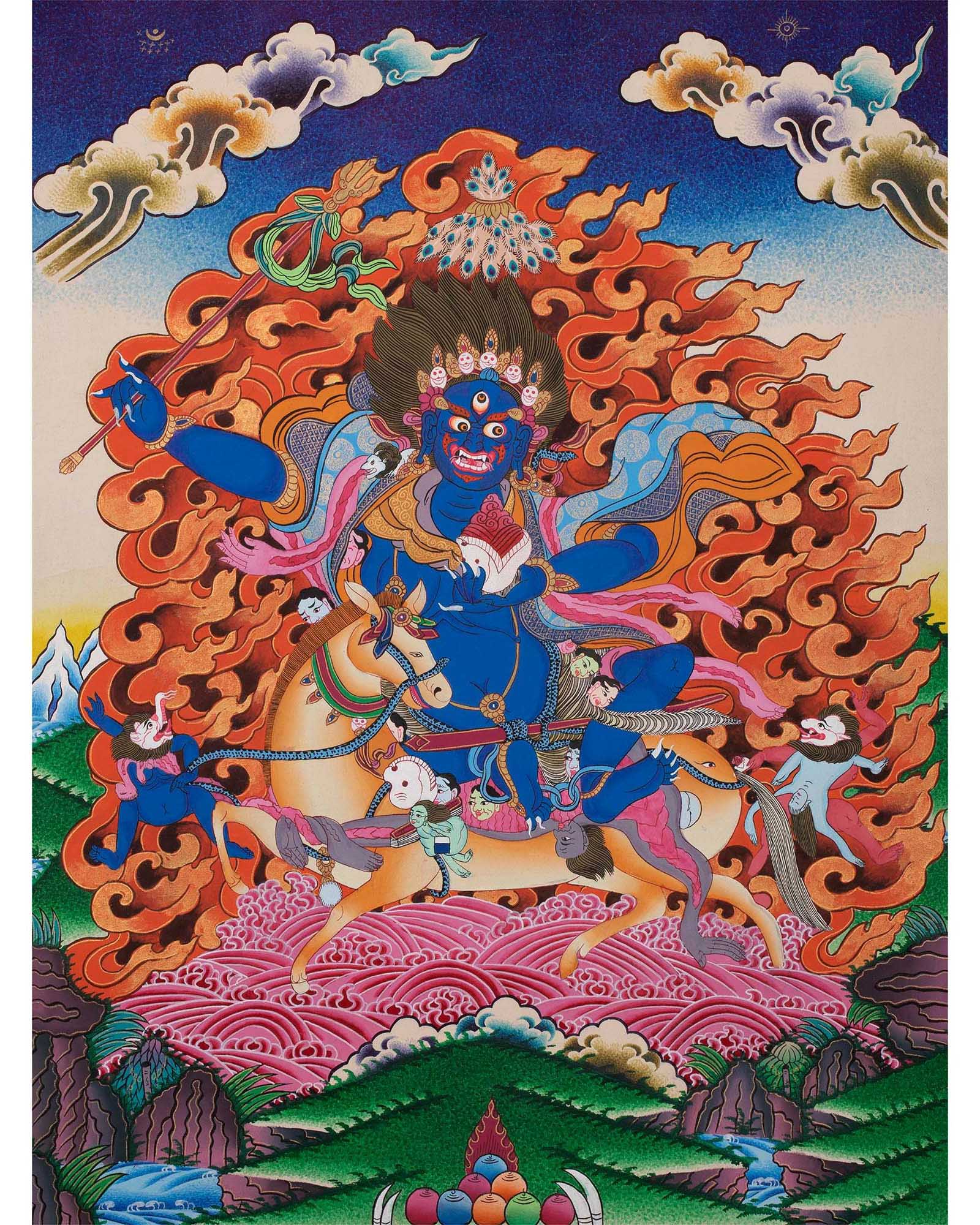 Palden Lhamo Thangka | Shrine Room