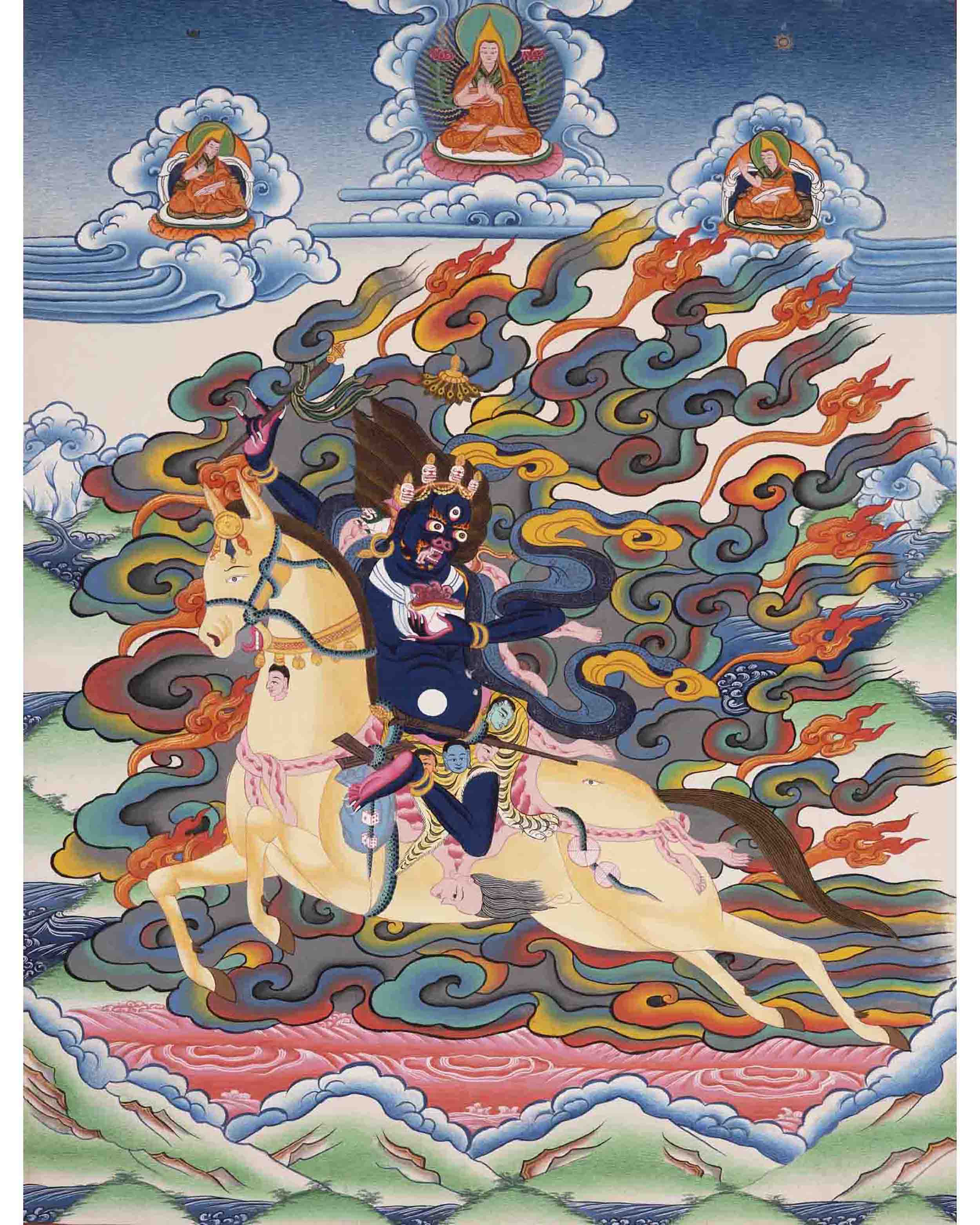 Palden Lhamo | Masterpiece Quality Thangka | Buddhist Art