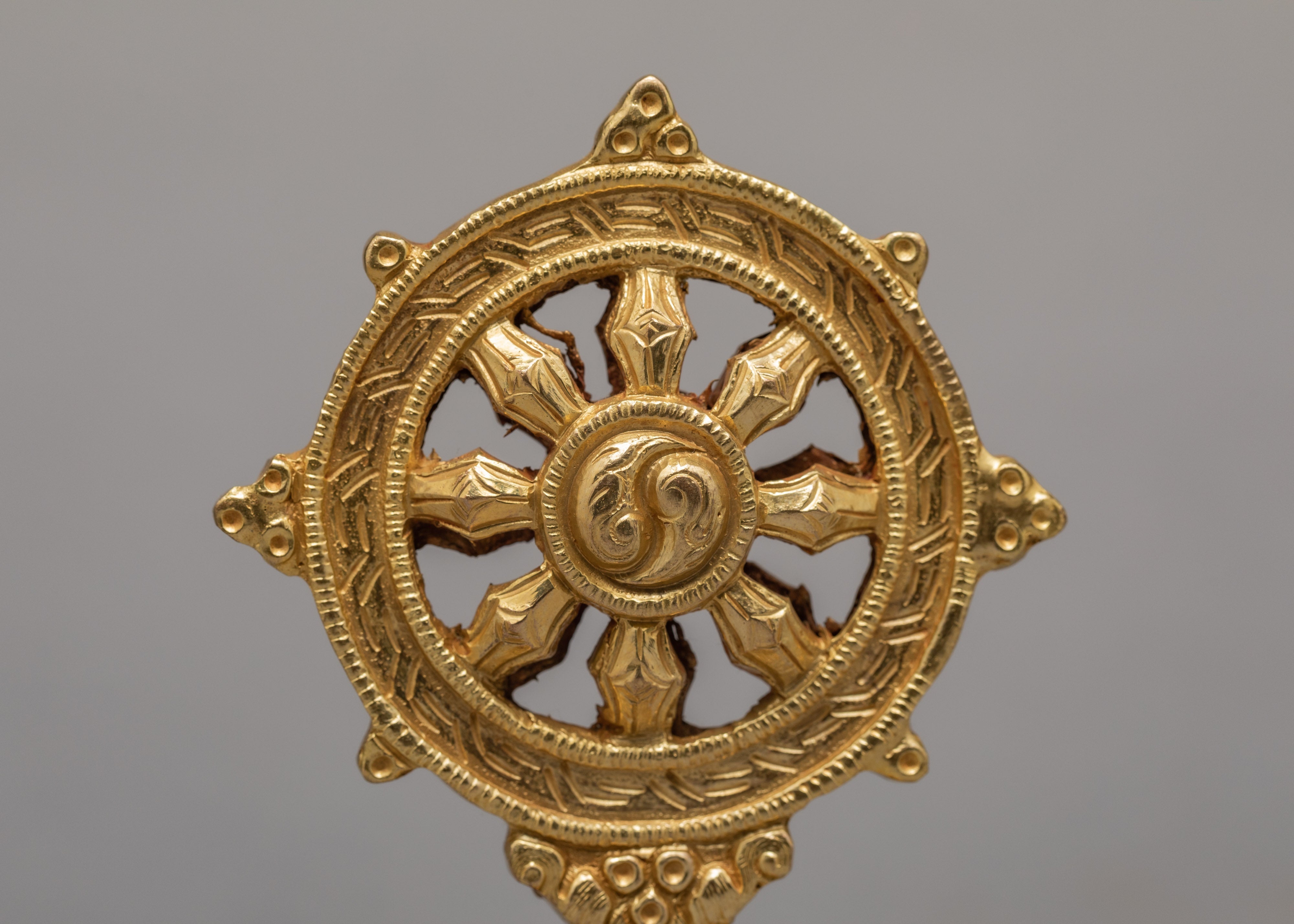 Dharma Chakra And Two Deer | Dharma Wheel