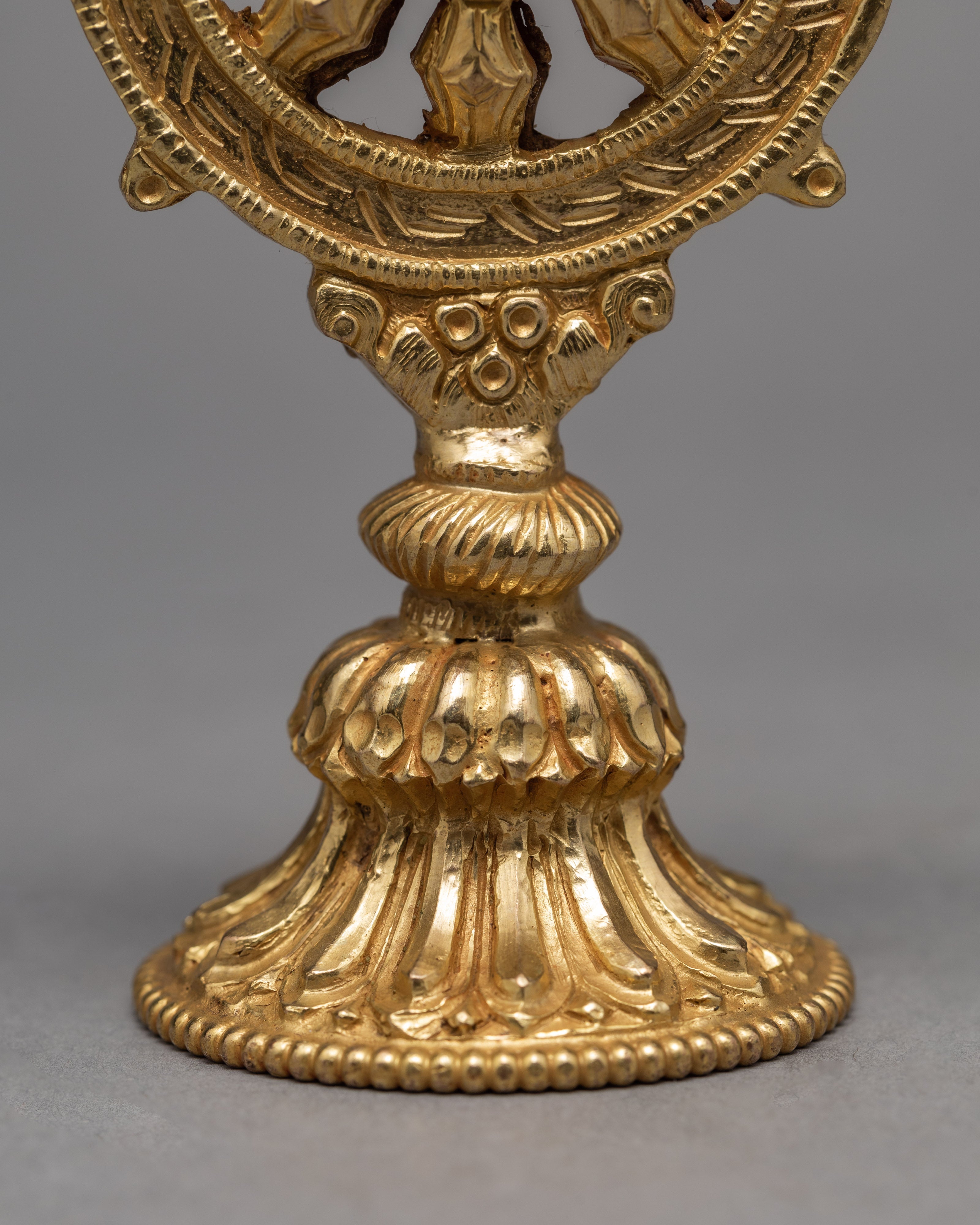 Dharma Chakra And Two Deer | Dharma Wheel