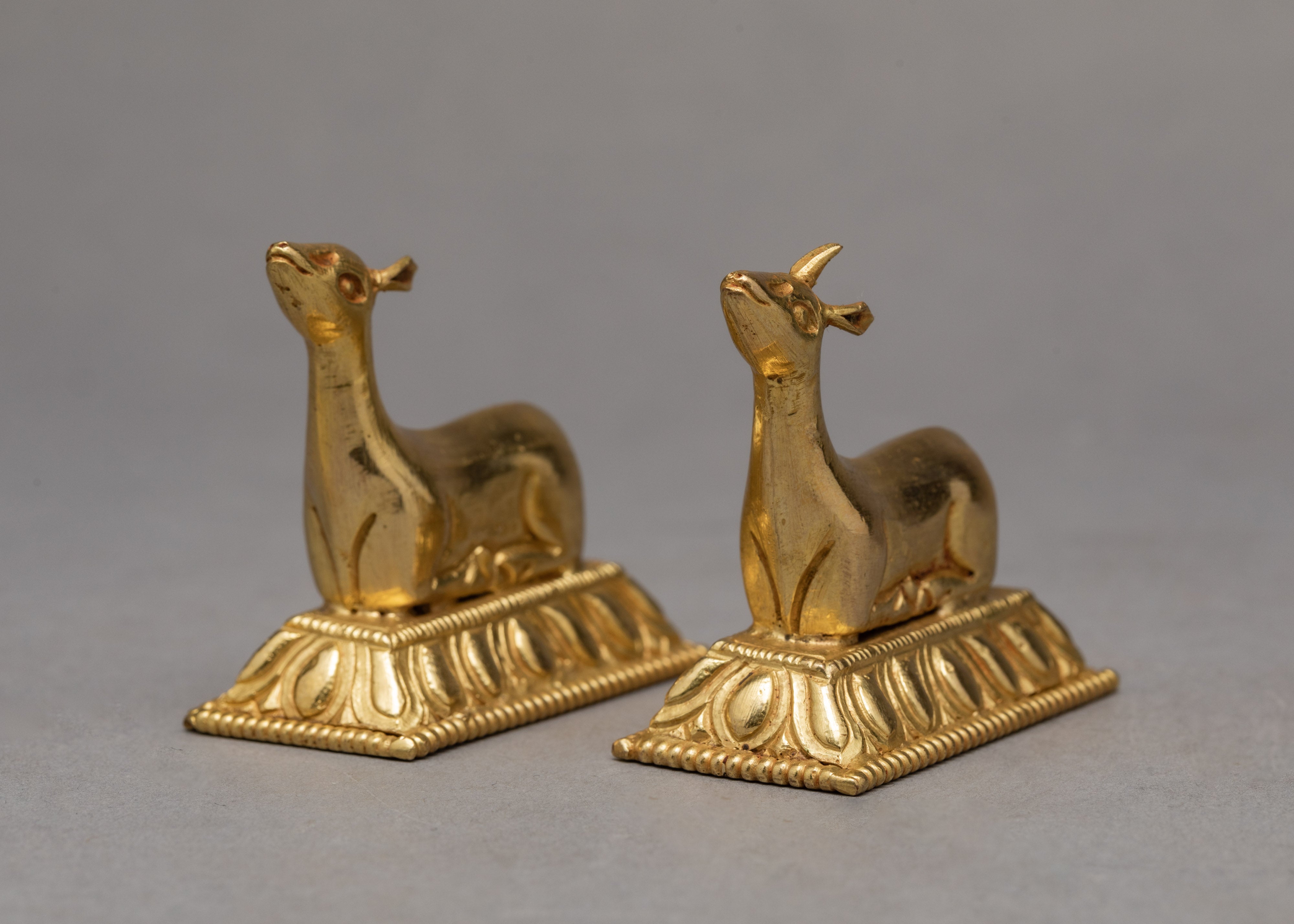 Dharma Chakra And Two Deer | Dharma Wheel